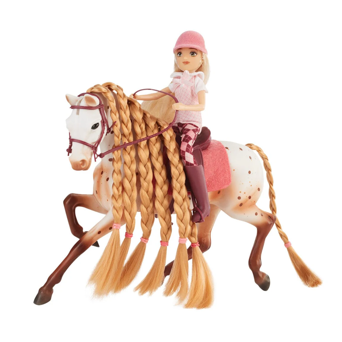 Breyer Freedom Series Tess & Birdie, English Rider with Horse