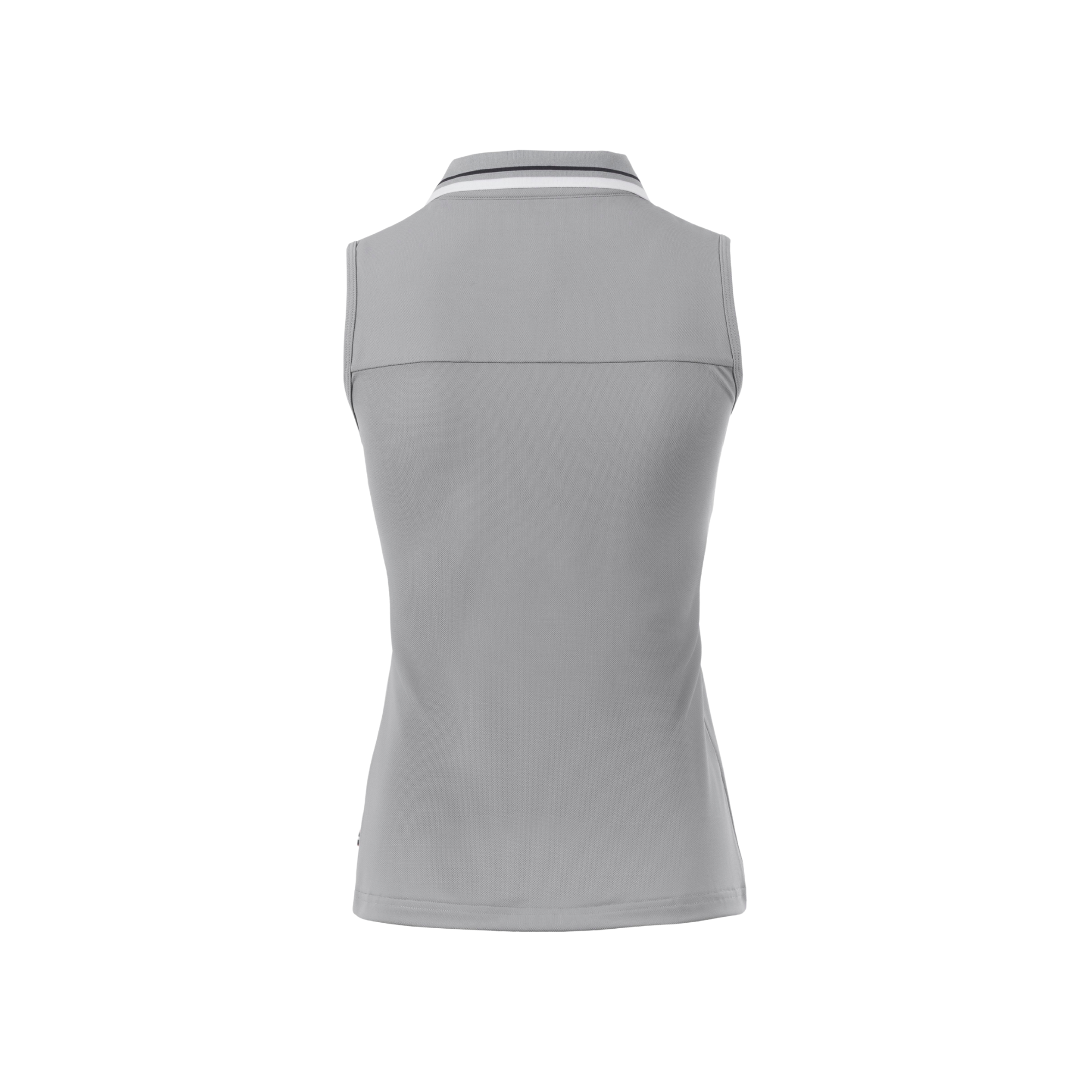 Cavallo CavalNessa Sleeveless Polo Shirt, Silver Grey