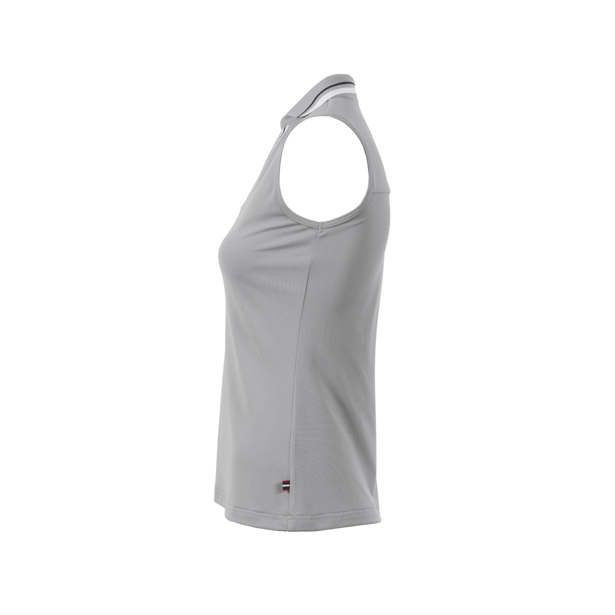 Cavallo CavalNessa Sleeveless Polo Shirt, Silver Grey