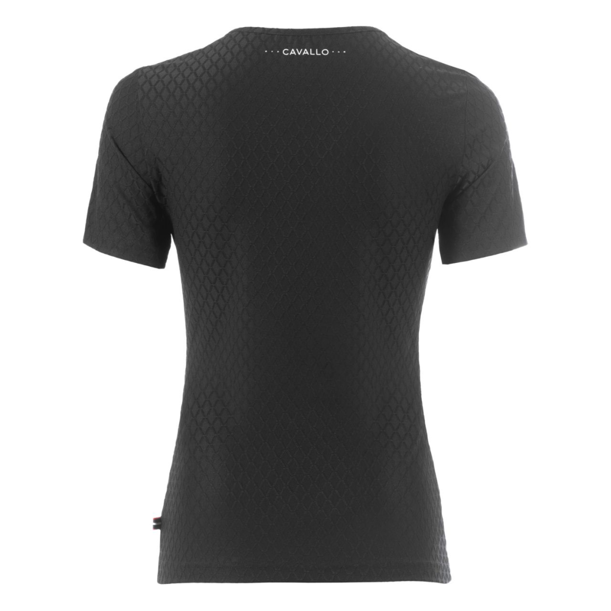 Cavallo Cavalnadeen Jacquard Fuctional T-Shirt, Black