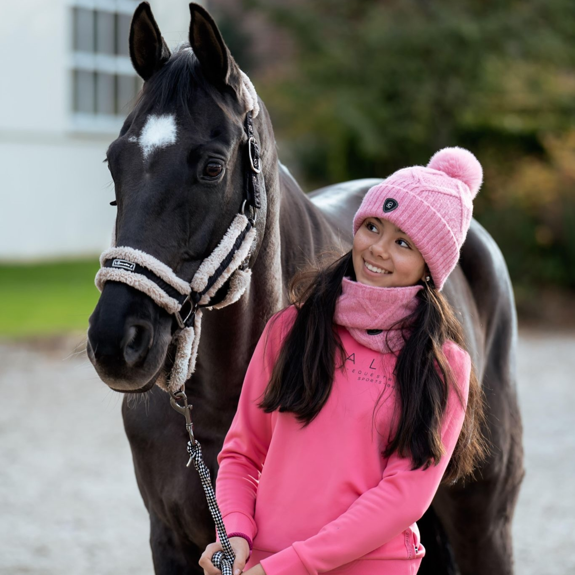 Cavallo Ria Knitted Hat Blush Melange