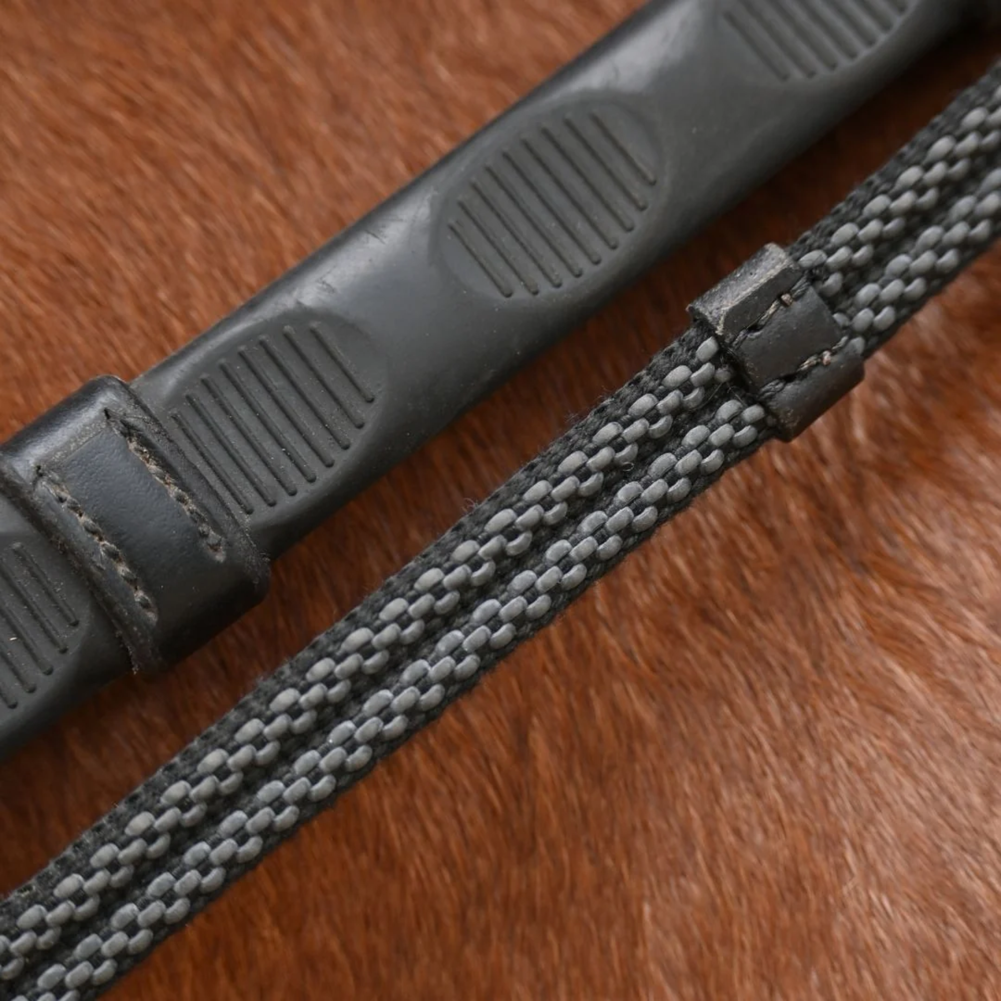 Correct Connect Sure Grip CURB Reins with Stops
