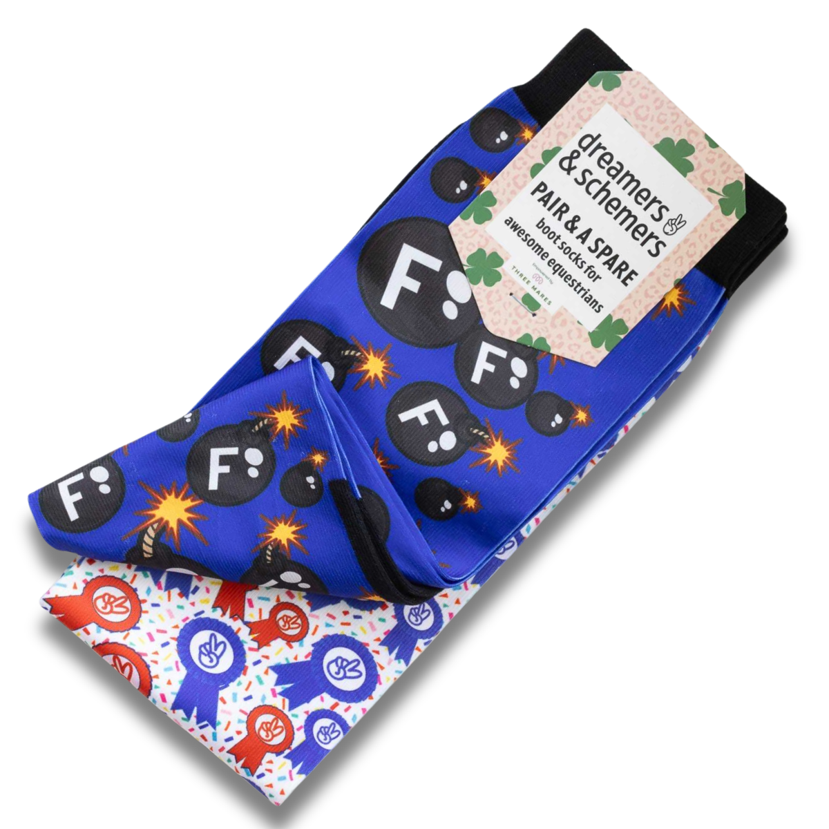 Dreamers & Schemers F Bomb Pair & A Spare Boot Socks