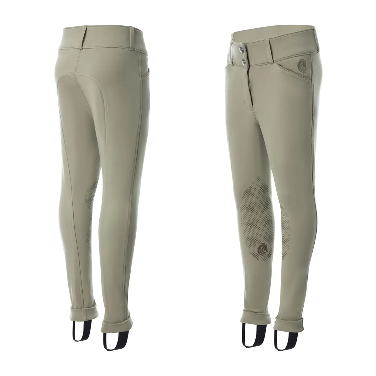 Equinavia Greta Kids Pull On Knee Patch Jods, Tan