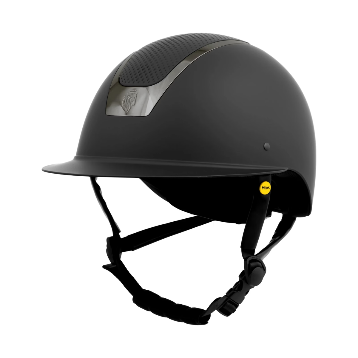 Equinavia Crown Mips Riding Helmet, Black/Gunmetal