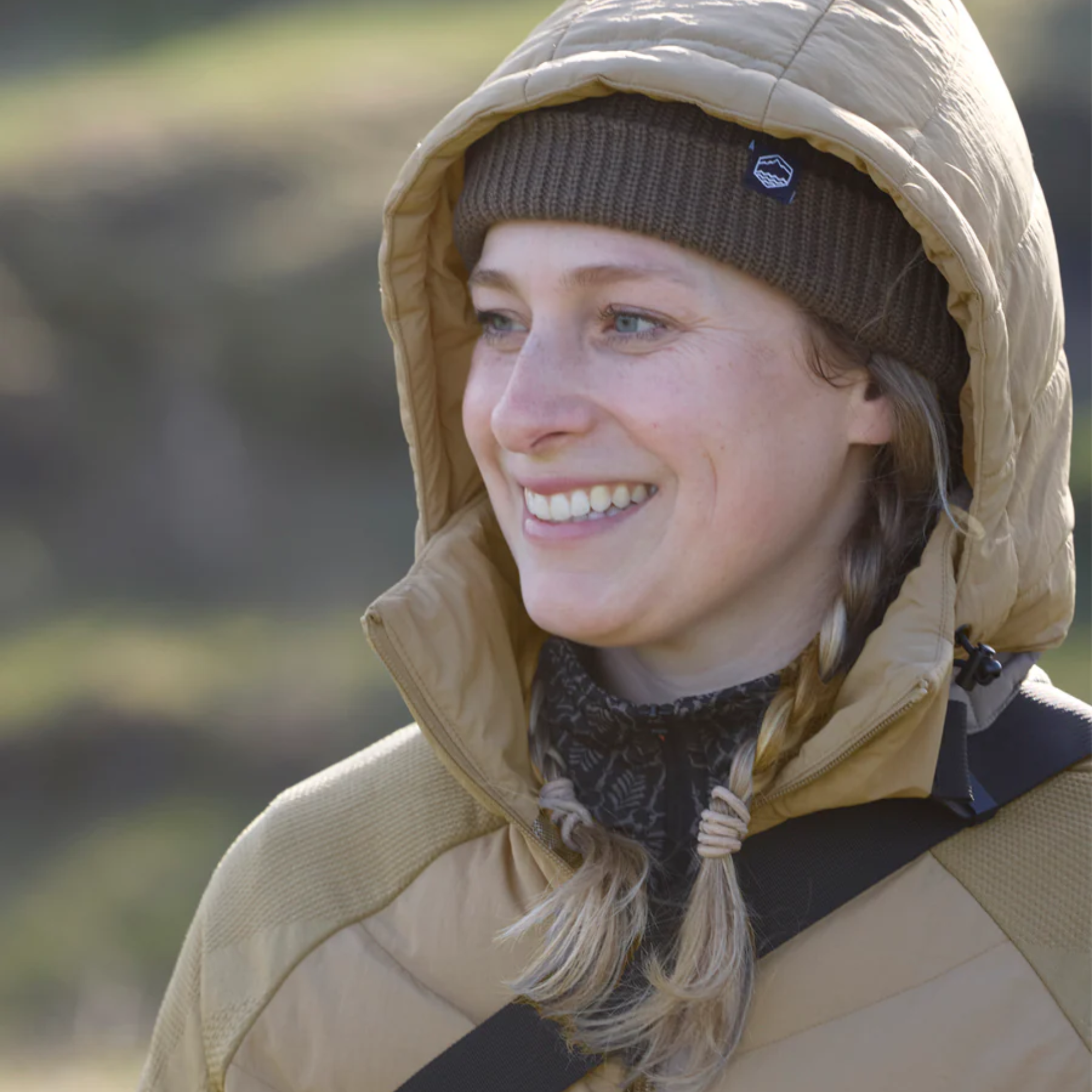 Kerrits EquiTech Hybrid Hooded Quilted Jacket, Mink