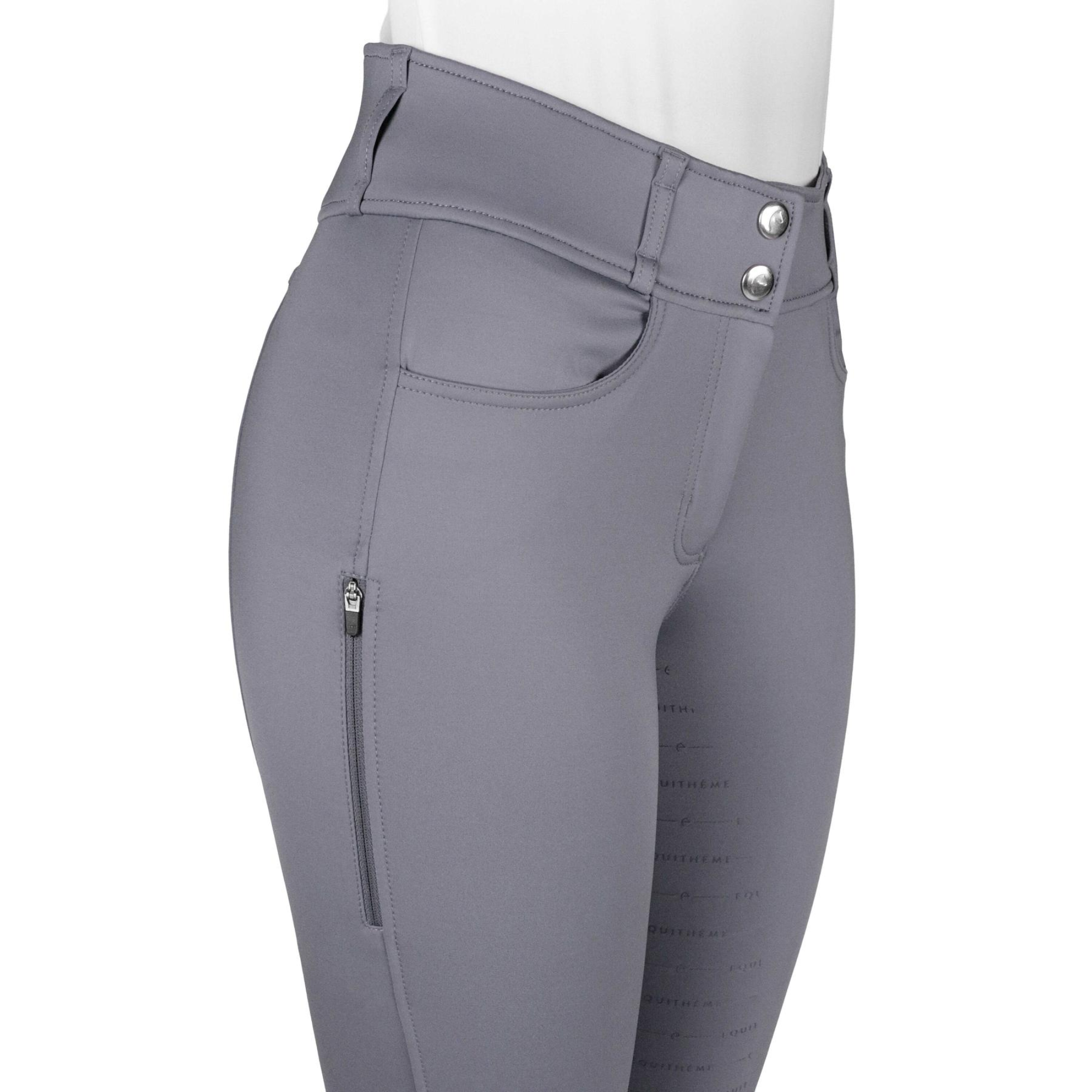 Equitheme Mila Full Seat Breeches, Grey