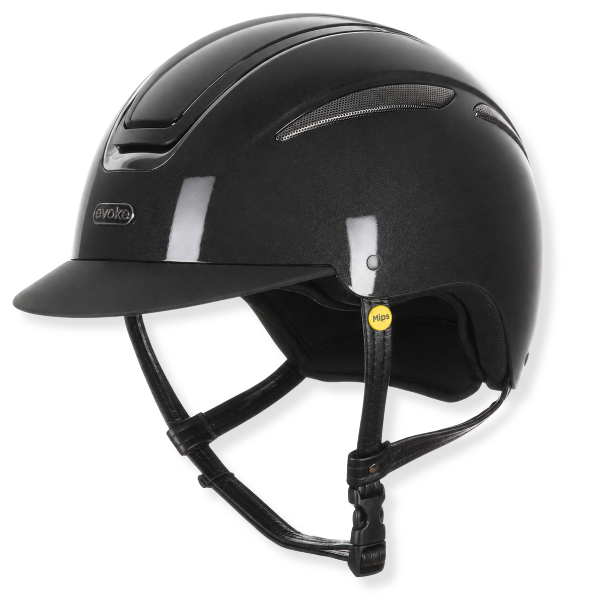 Evoke Callisto MIPS Classic Birm, Black Metallic/Gunmetal