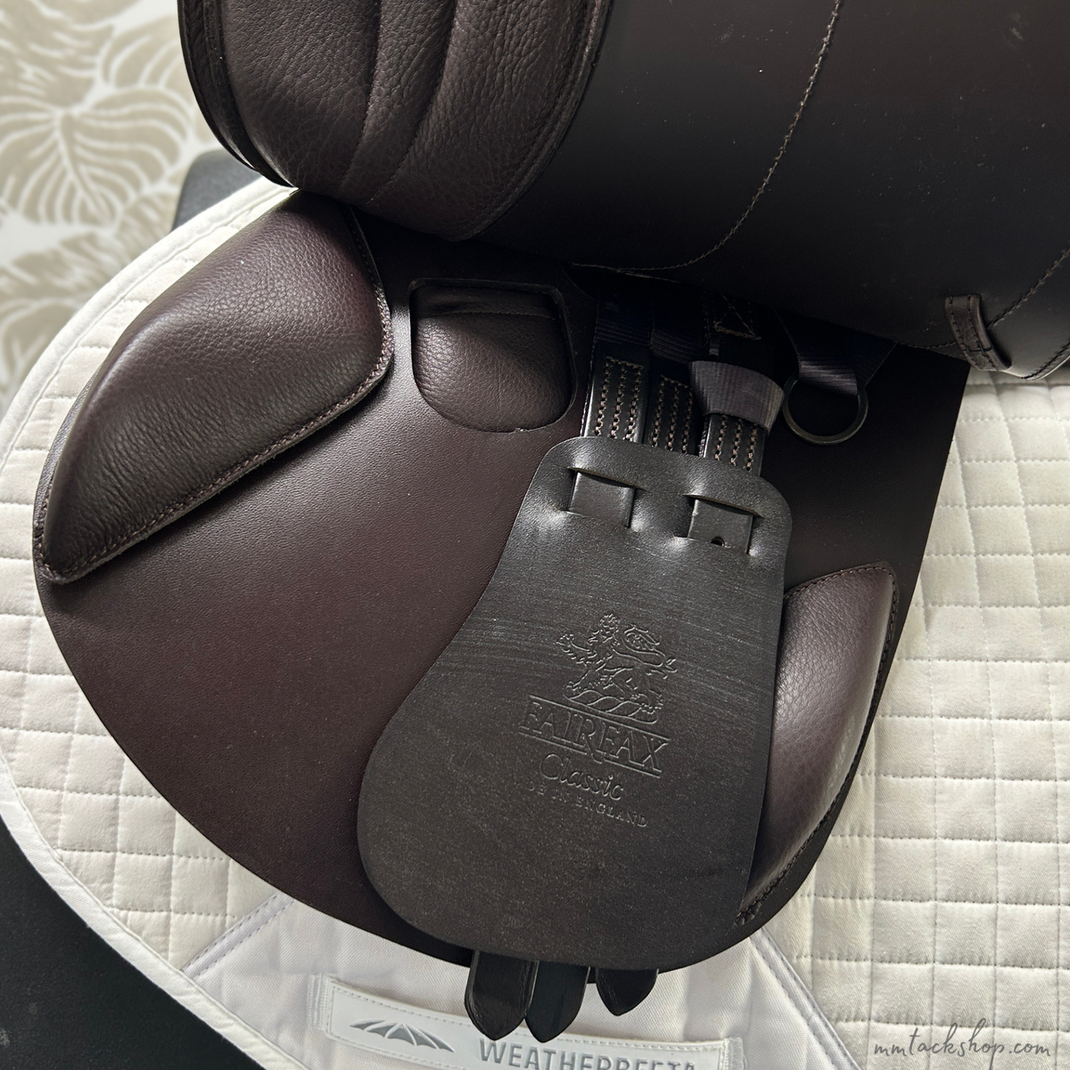Fairfax Deluxe Dual Flap Jump Saddle, 17.5"