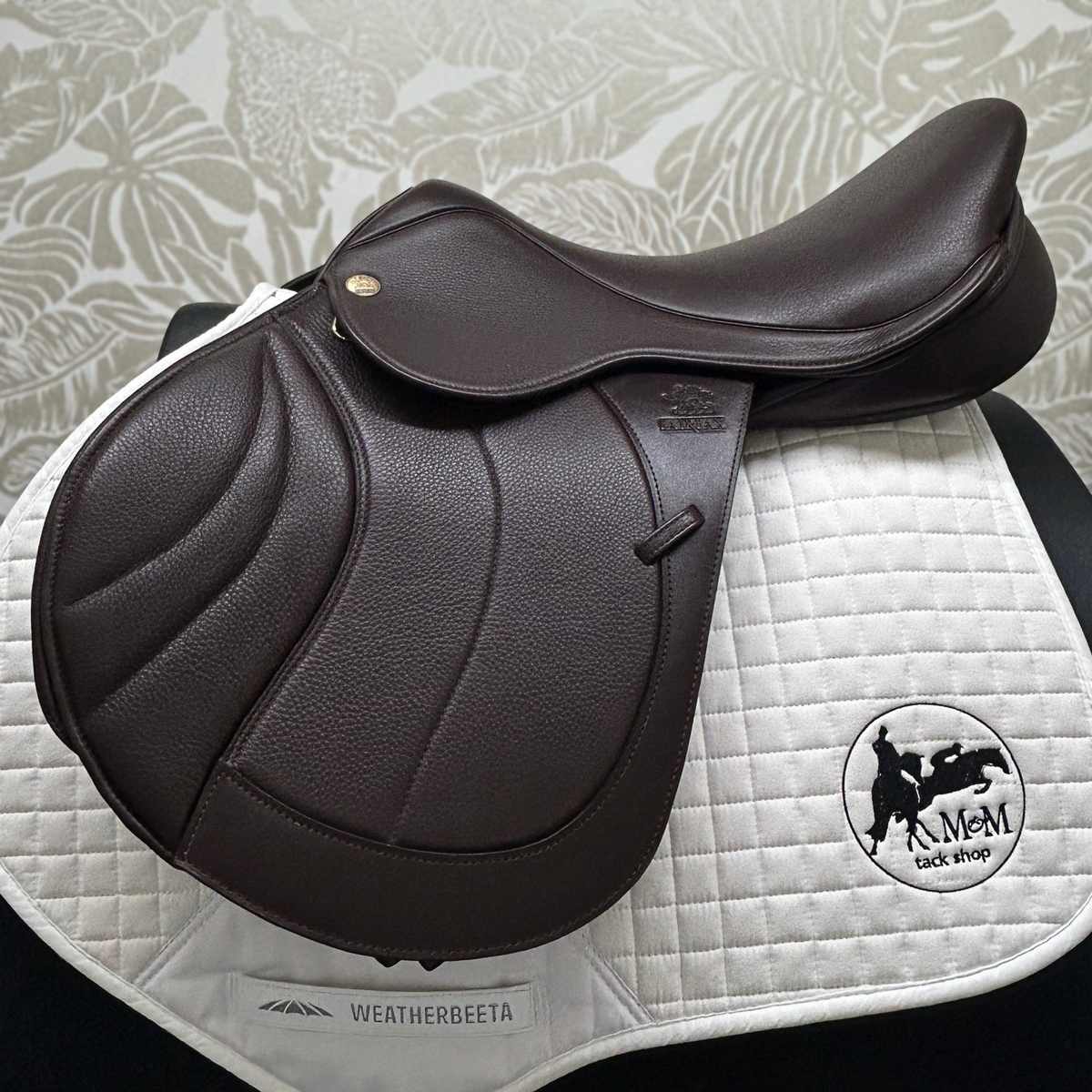 Fairfax Deluxe Dual Flap Jump Saddle, 17.5"