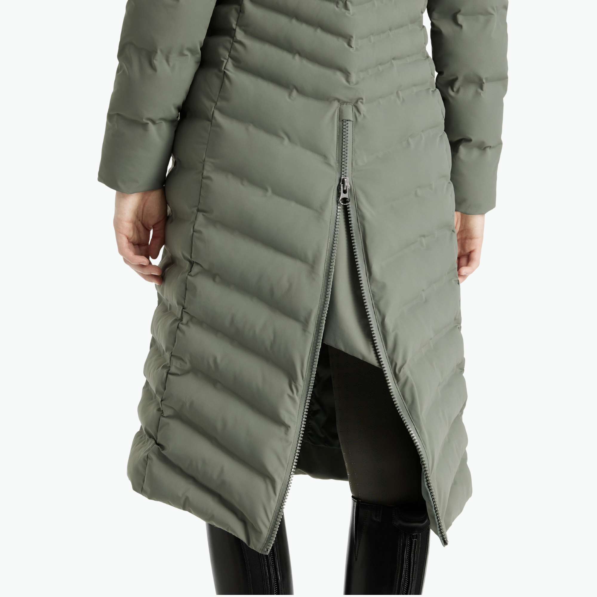 LeMieux Hayley Water Resistant Longline Puffer Coat, Rosemary