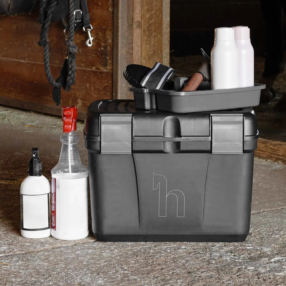 Horze Smart Grooming Box, Black