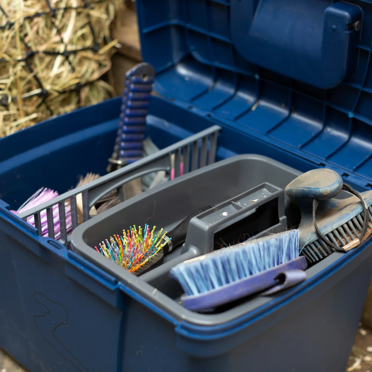 Horze Smart Grooming Box, Dark Dark Blue