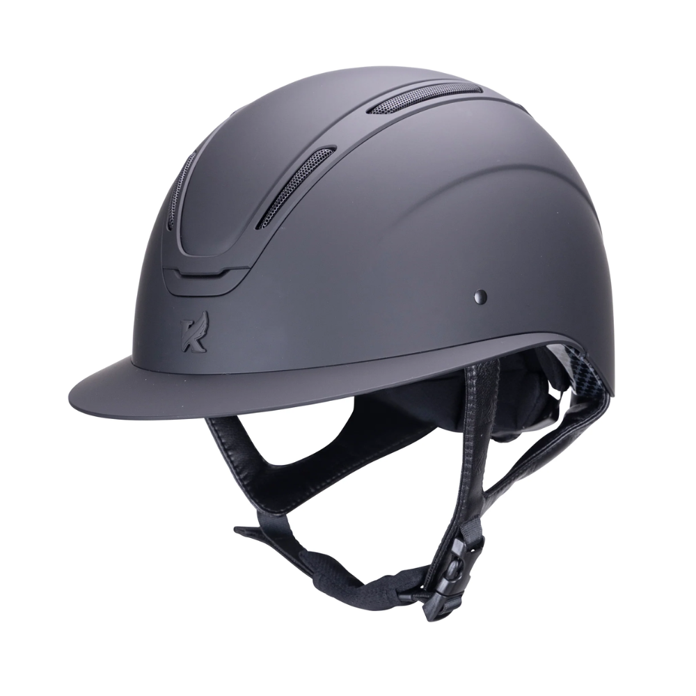 Karben Amity SMRT Wide Peak Riding Helmet, Matte Black