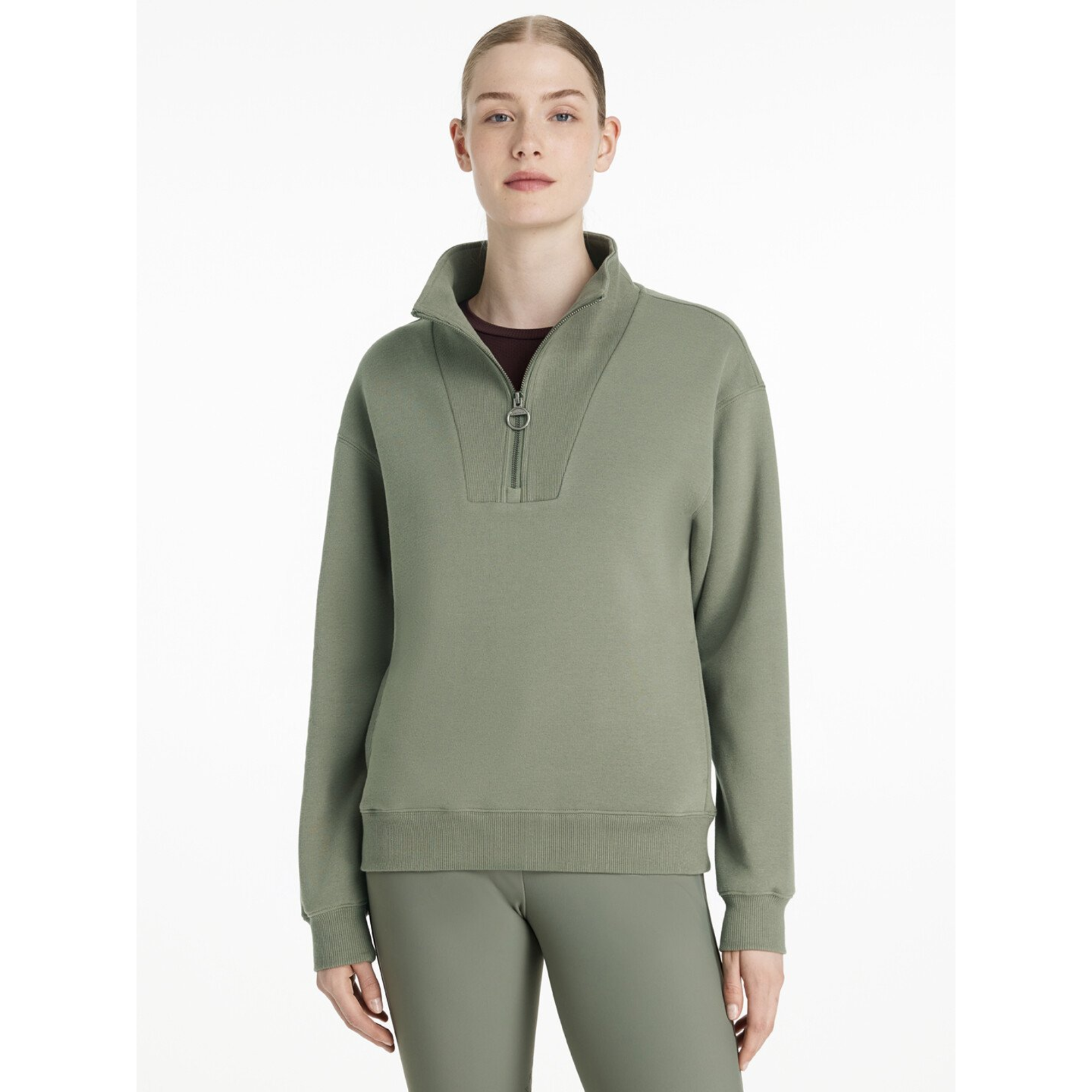 LeMieux Keira Quarter Zip Sweat, Rosemary