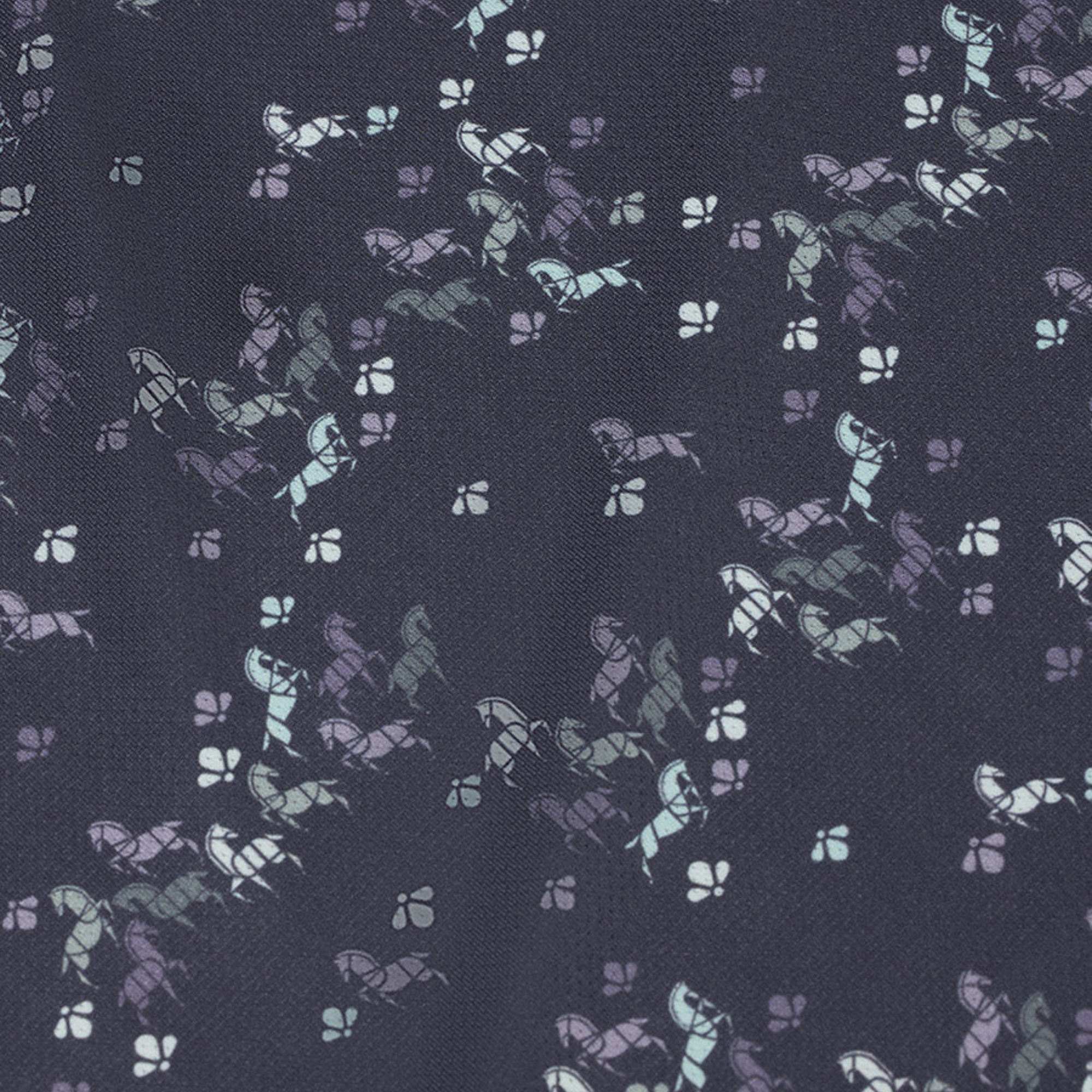 Kerrits Kids In the Zone Coolcore® Long Sleeve Riding Shirt, Plumnoir Happy Herds