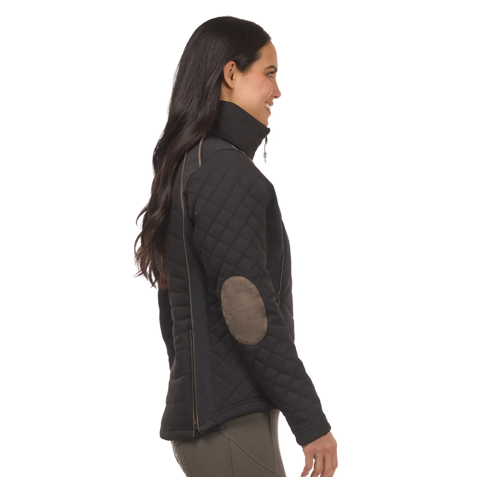 Kerrits Stablemate Quilted Riding Jacket, Black