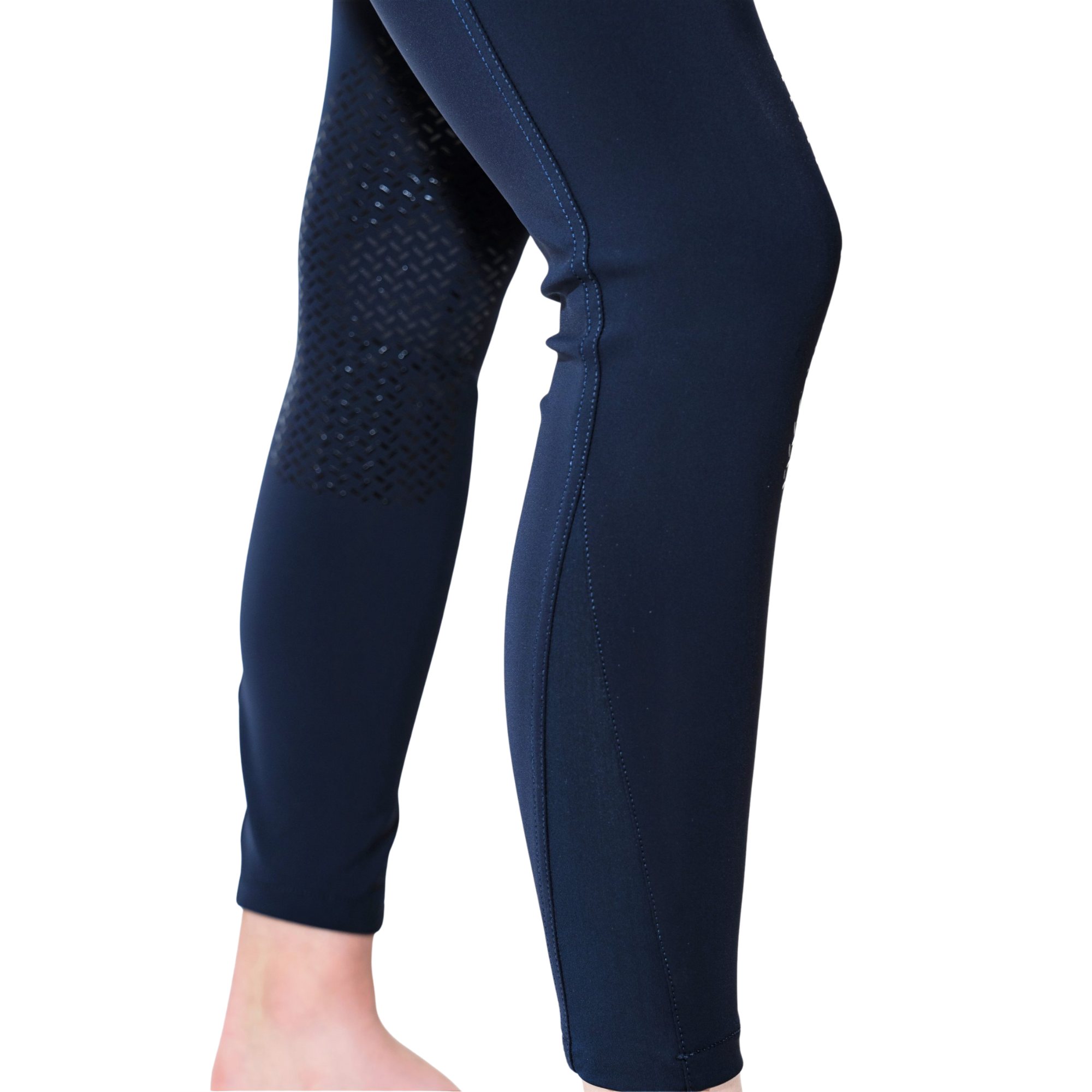 KL Select Gabrielle Knee Patch Breeches, Navy/Black