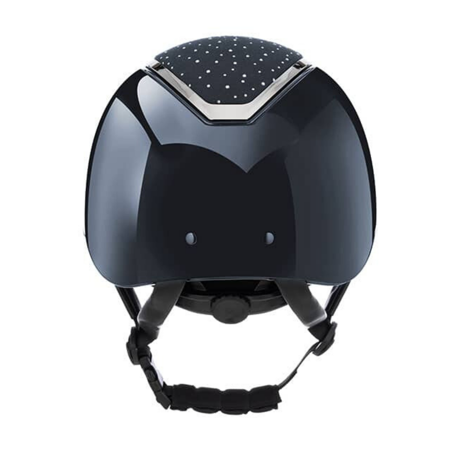 EQx by Charles Owen Kylo MIPS Wide Brim Navy Gloss/Silver Crystal Helmet