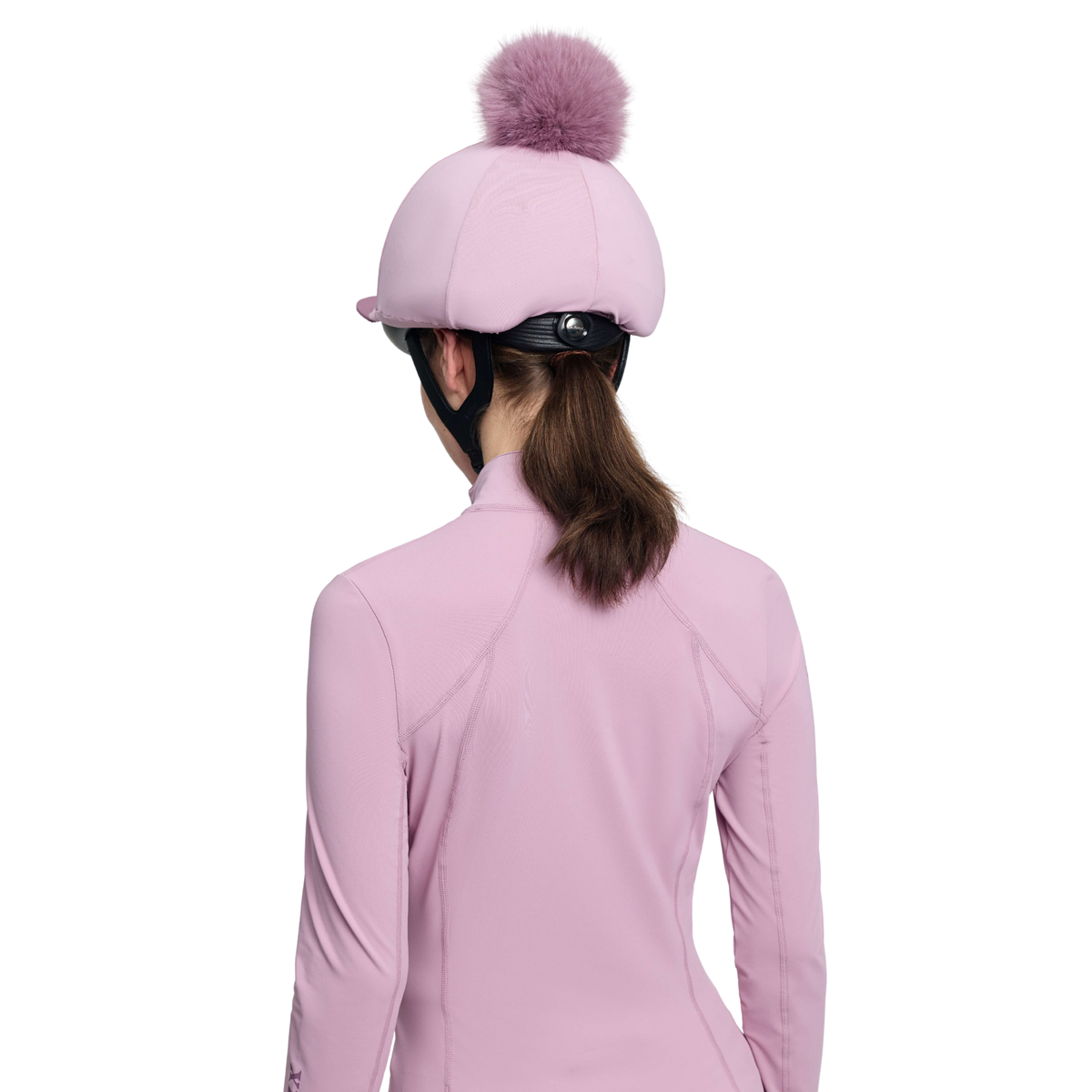 LeMieux Classique Pom Hat Silk, Fondant