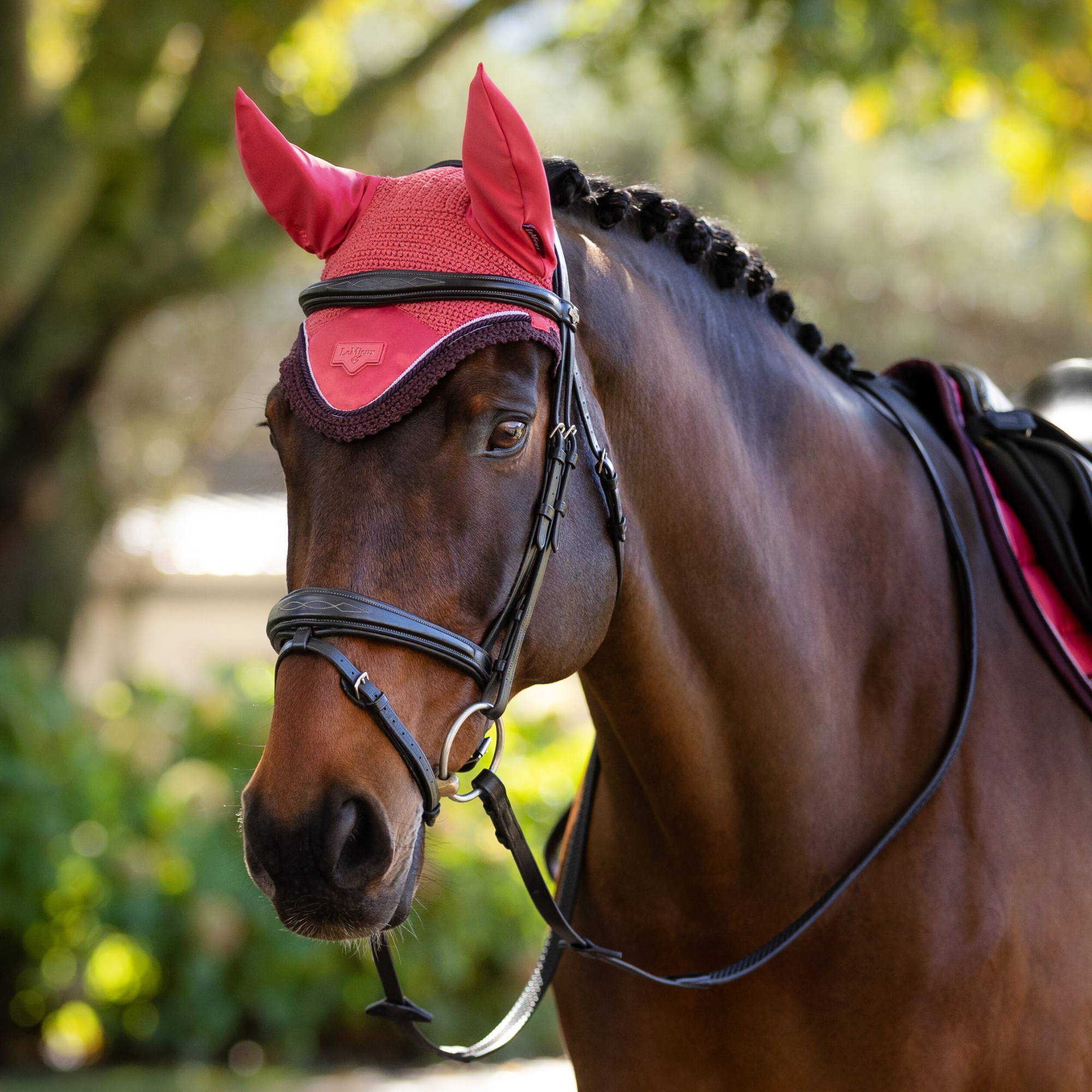 LeMieux Loire Ear Bonnet, Cranberry