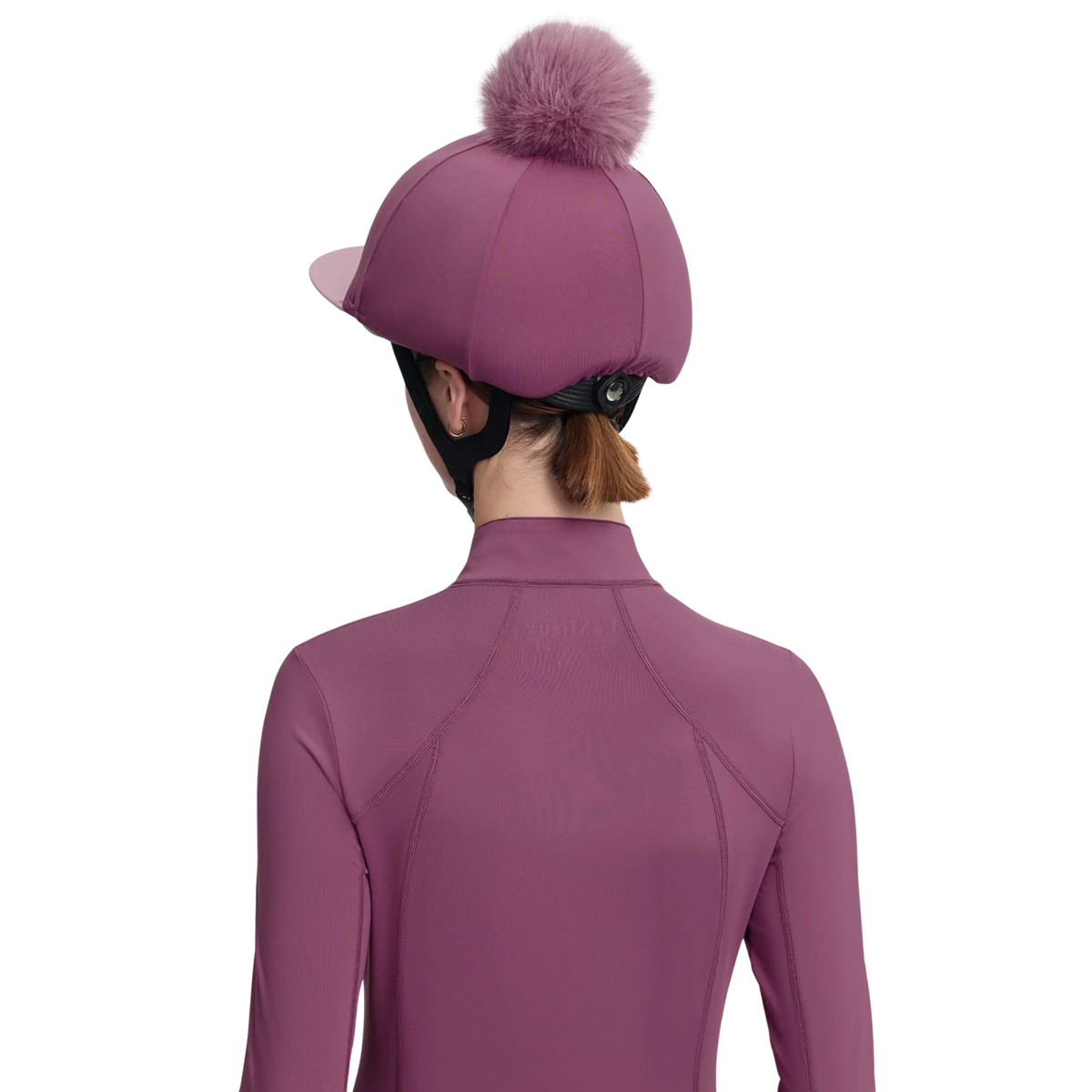 LeMieux Classique Pom Hat Silk, Mallow