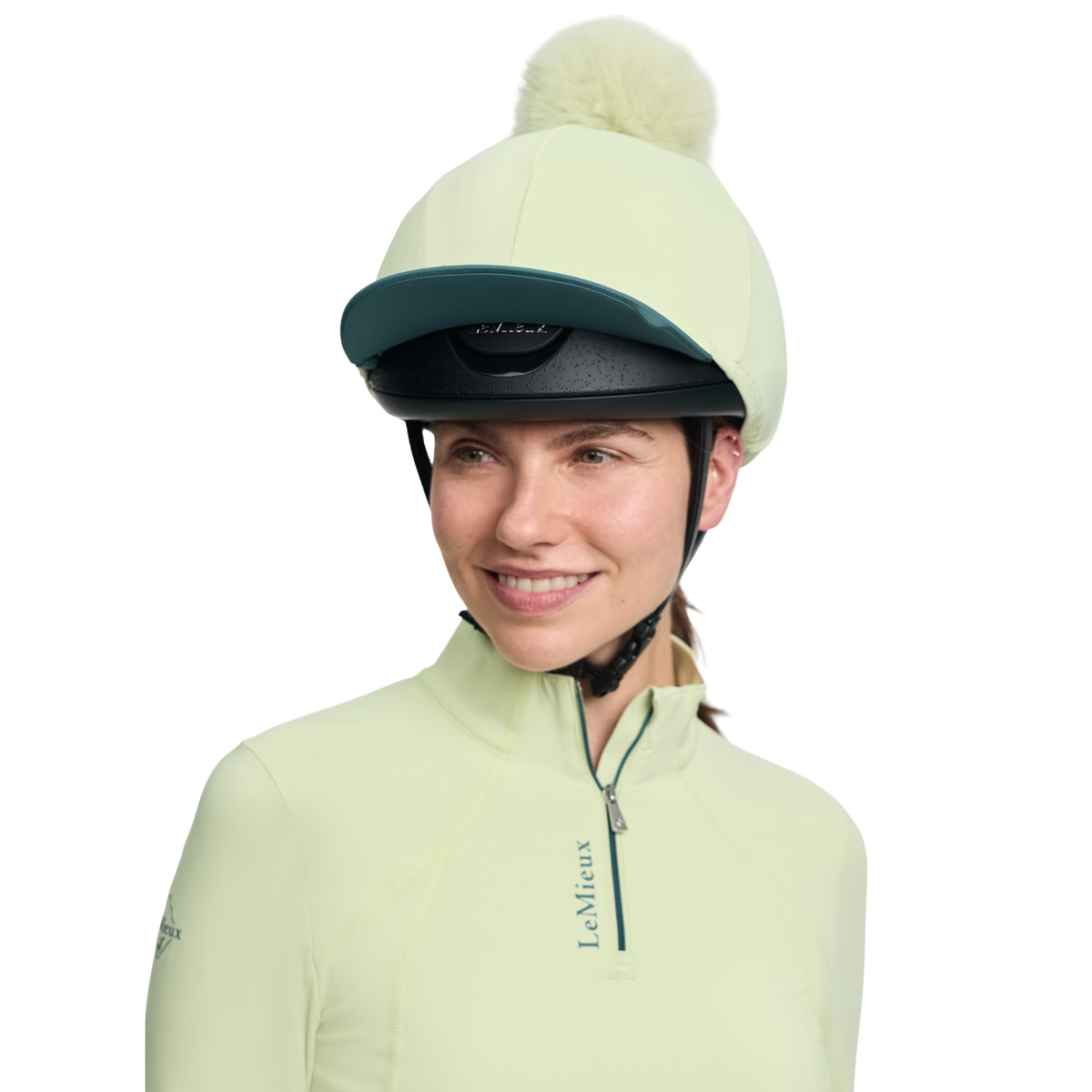 LeMieux Classique Pom Hat Silk, Macaron