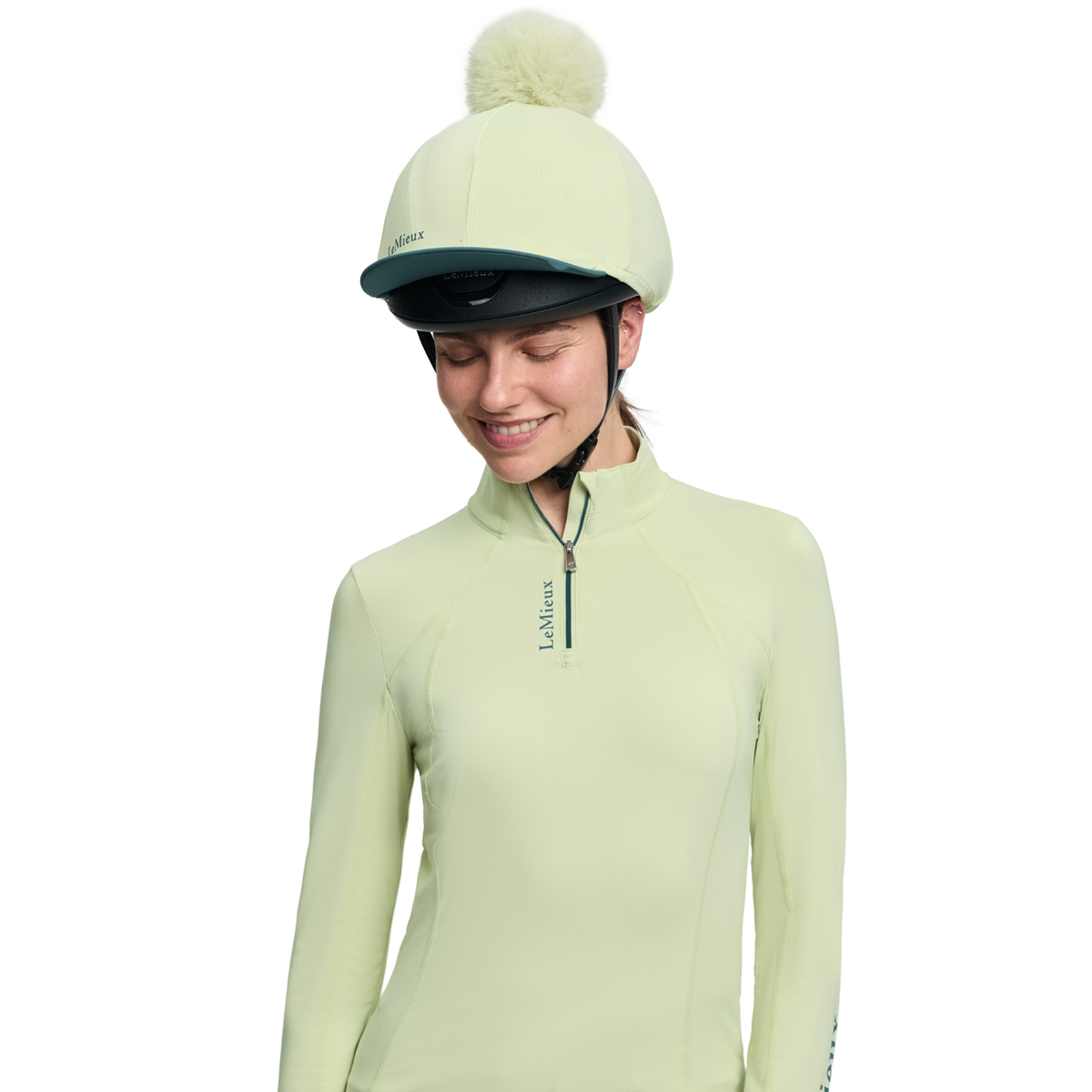 LeMieux Classique Pom Hat Silk, Macaron