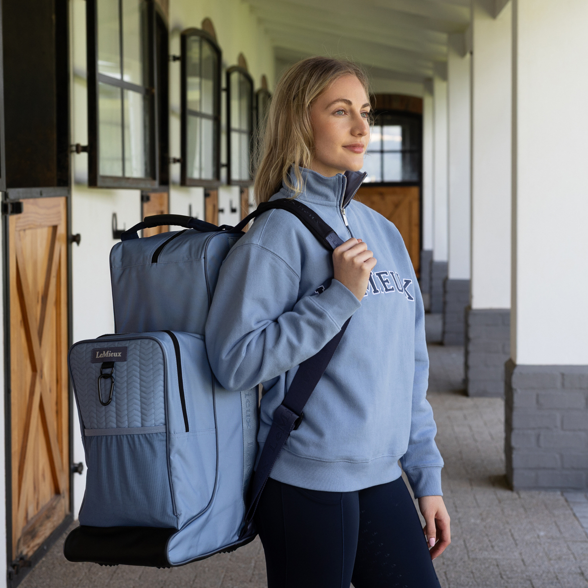 LeMieux Boot & Hat Bag, Powder Blue