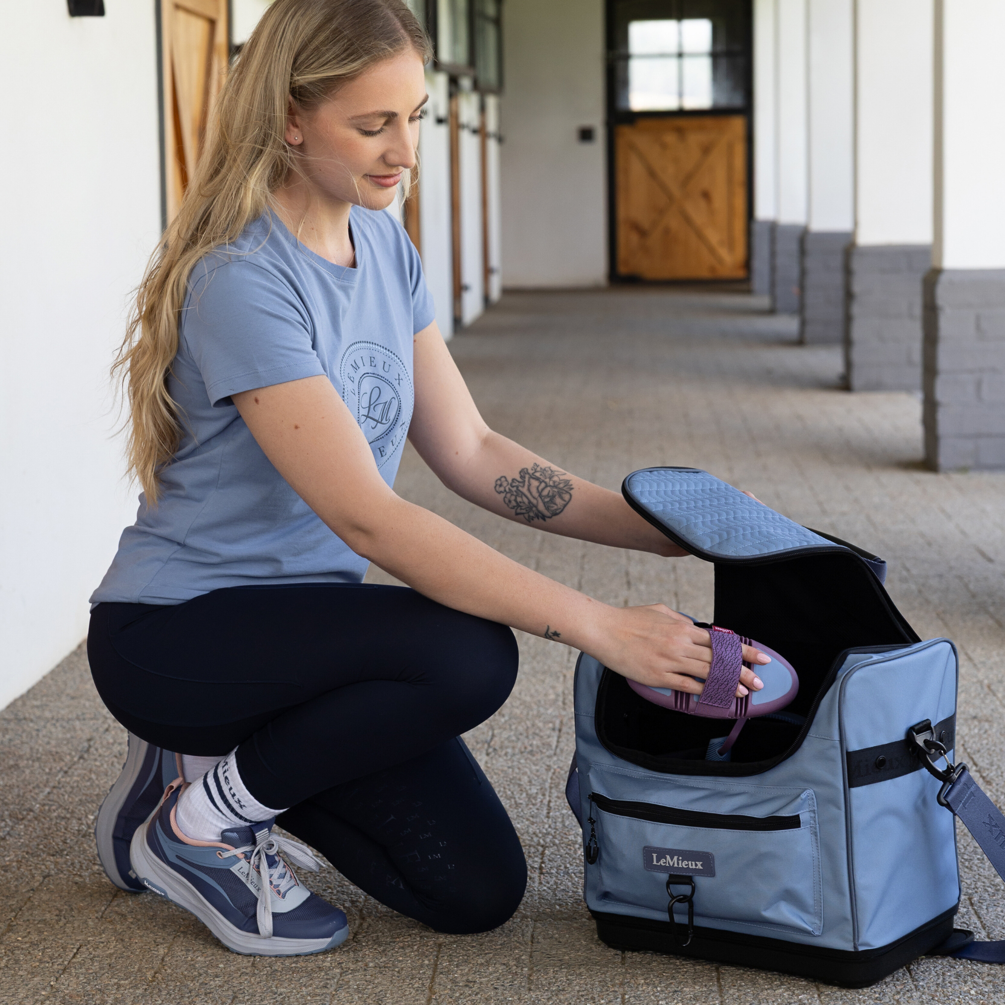 LeMieux Elite Pro Grooming Bag, Powder Blue