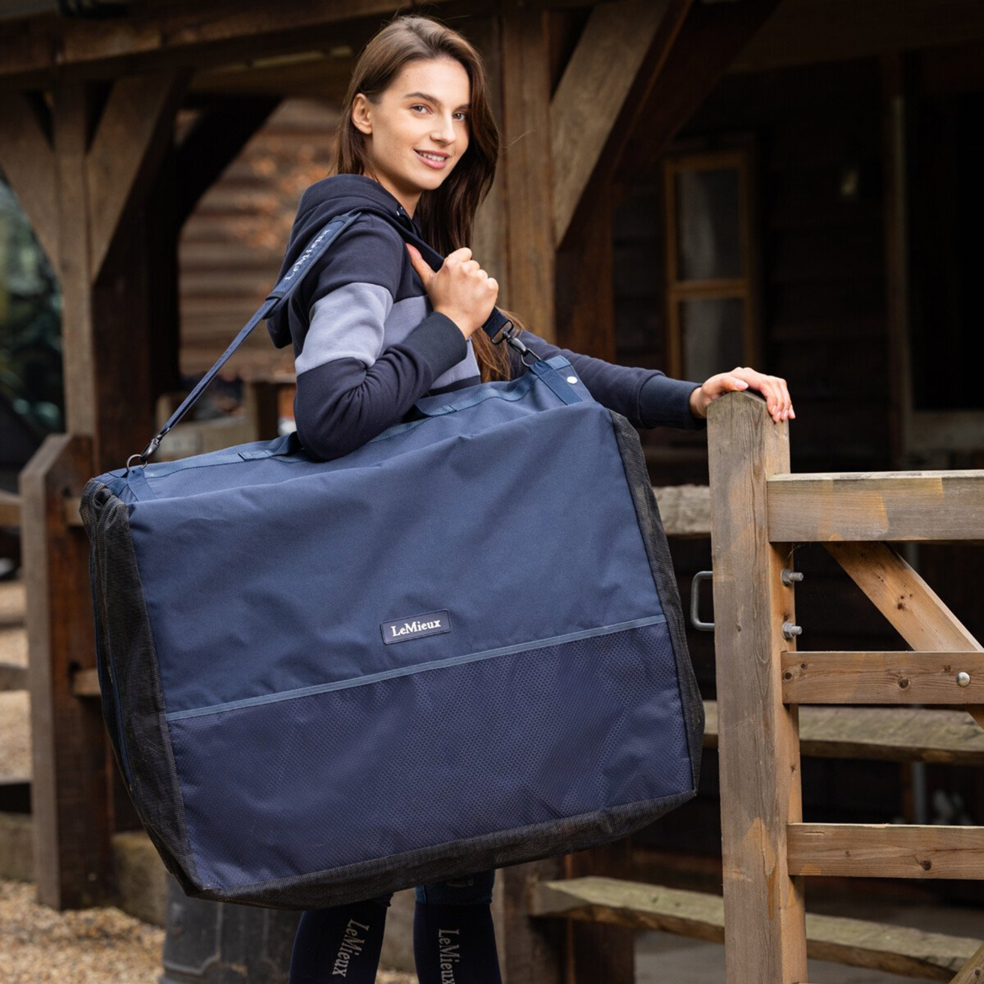 LeMieux Saddle Carry Bag, Navy