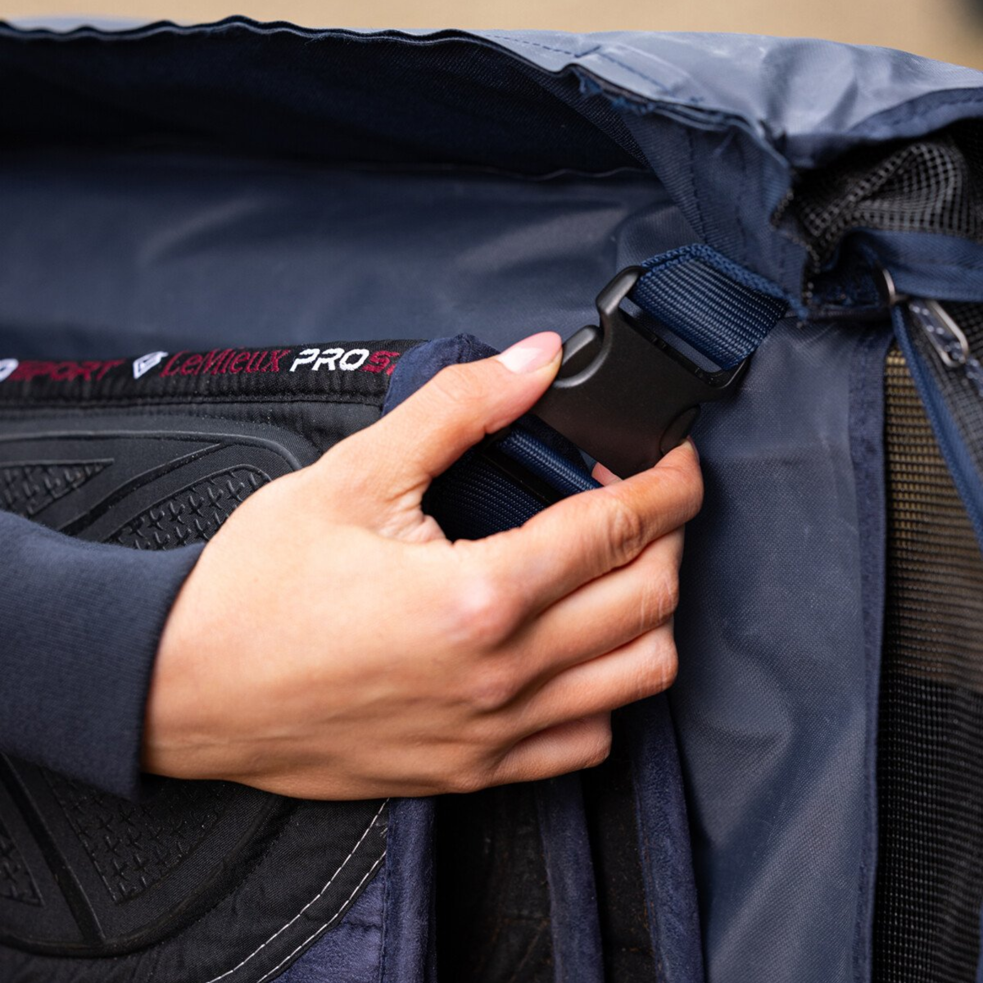 LeMieux Saddle Carry Bag, Navy