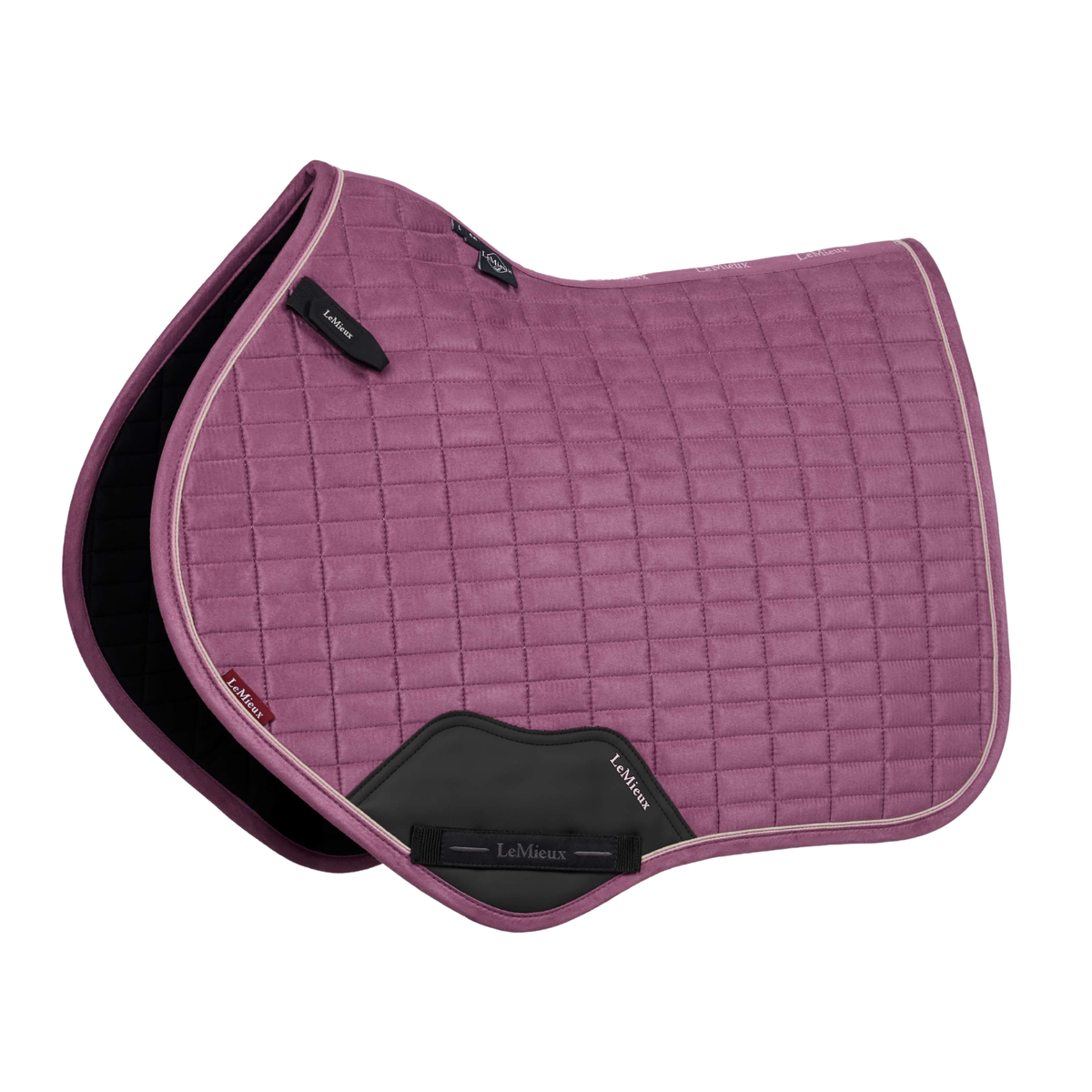 LeMieux Suede Close Contact Square Pad, Mallow