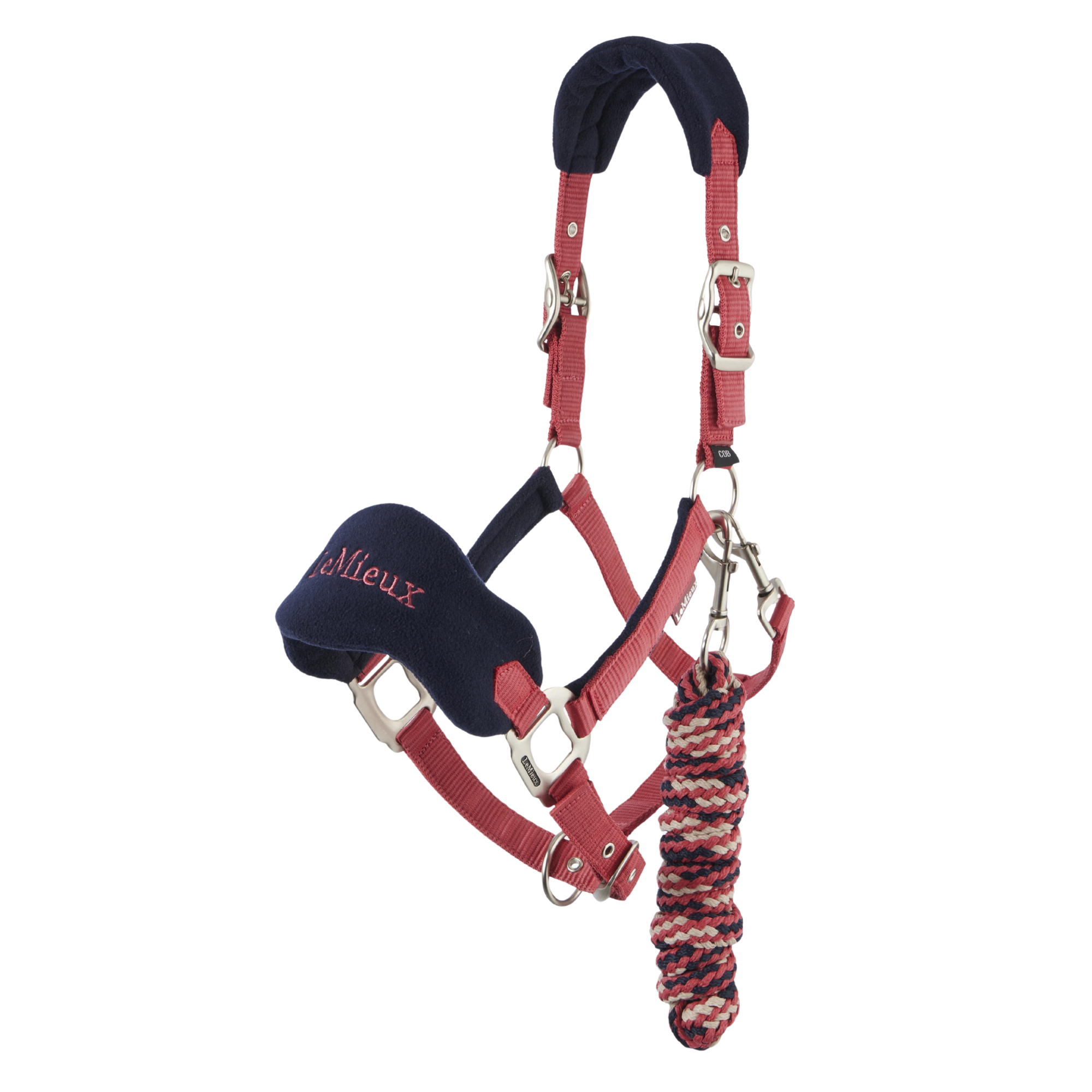 LeMieux Vogue Headcollar & Leadrope, Cranberry