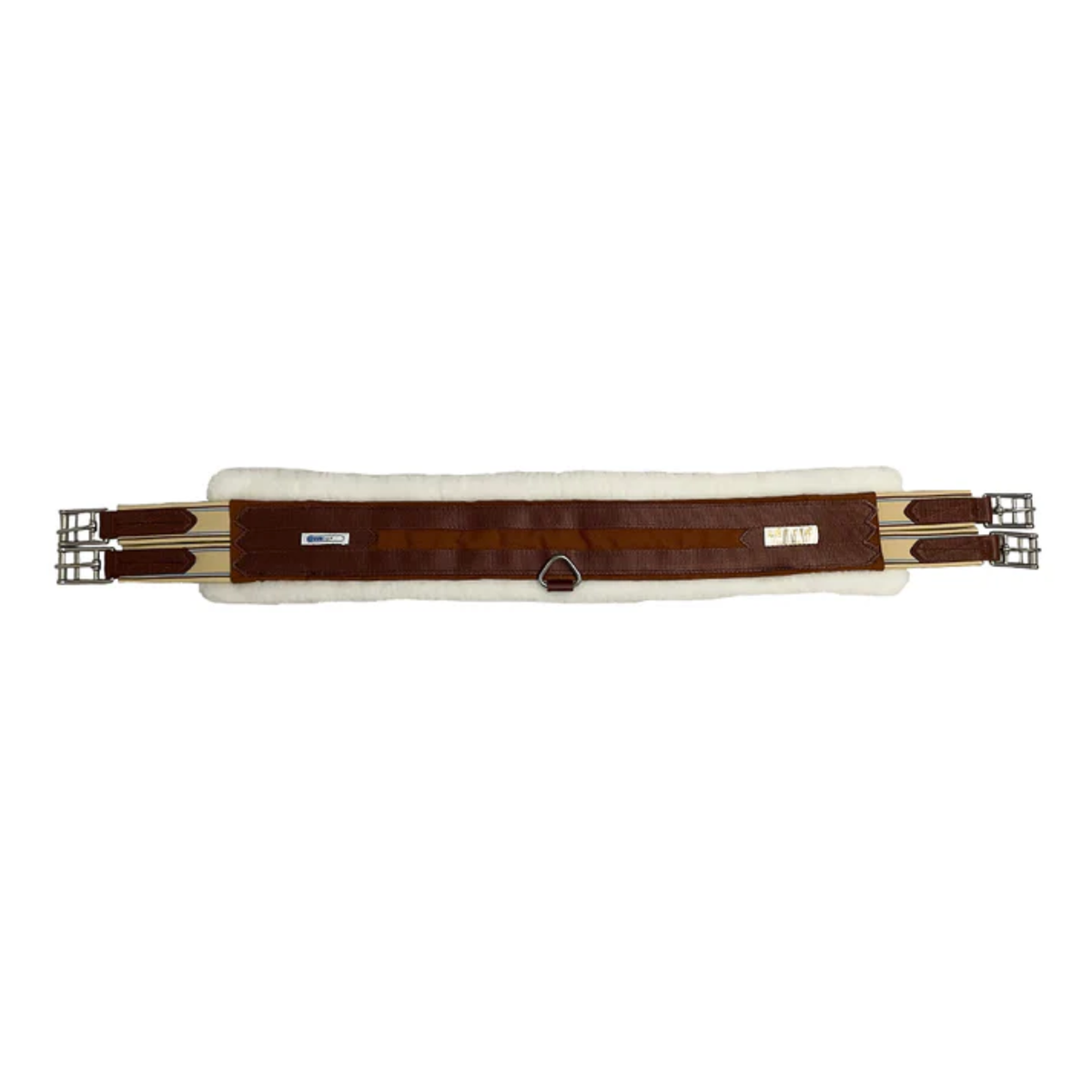 Lettia CoolMax Fleece Lined Girth, Chocolate Brown