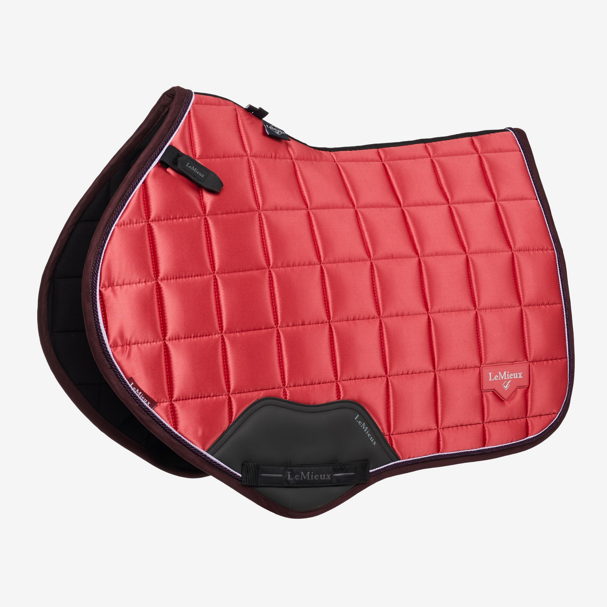 LeMieux Loire Classic Close Contact Square Pad, Cranberry