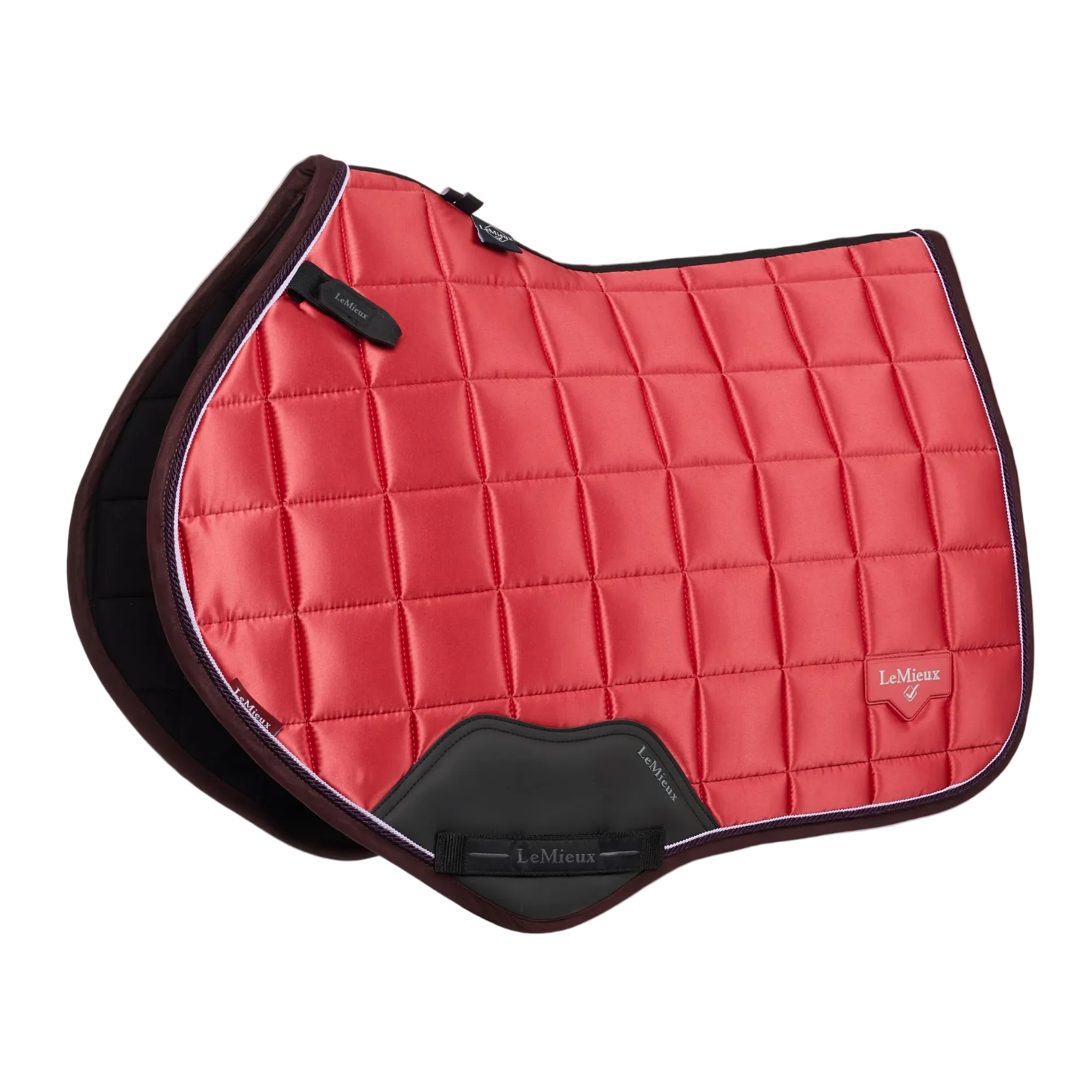 LeMieux Loire Classic Close Contact Square Pad, Cranberry