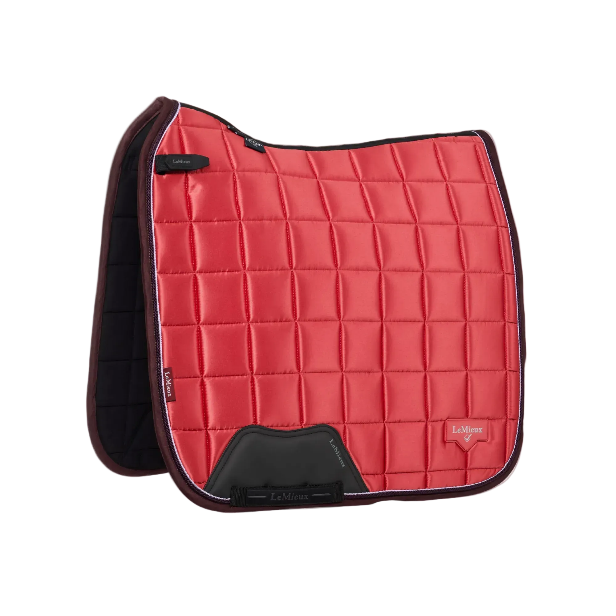 LeMieux Loire Classic Dressage Square Pad, Cranberry