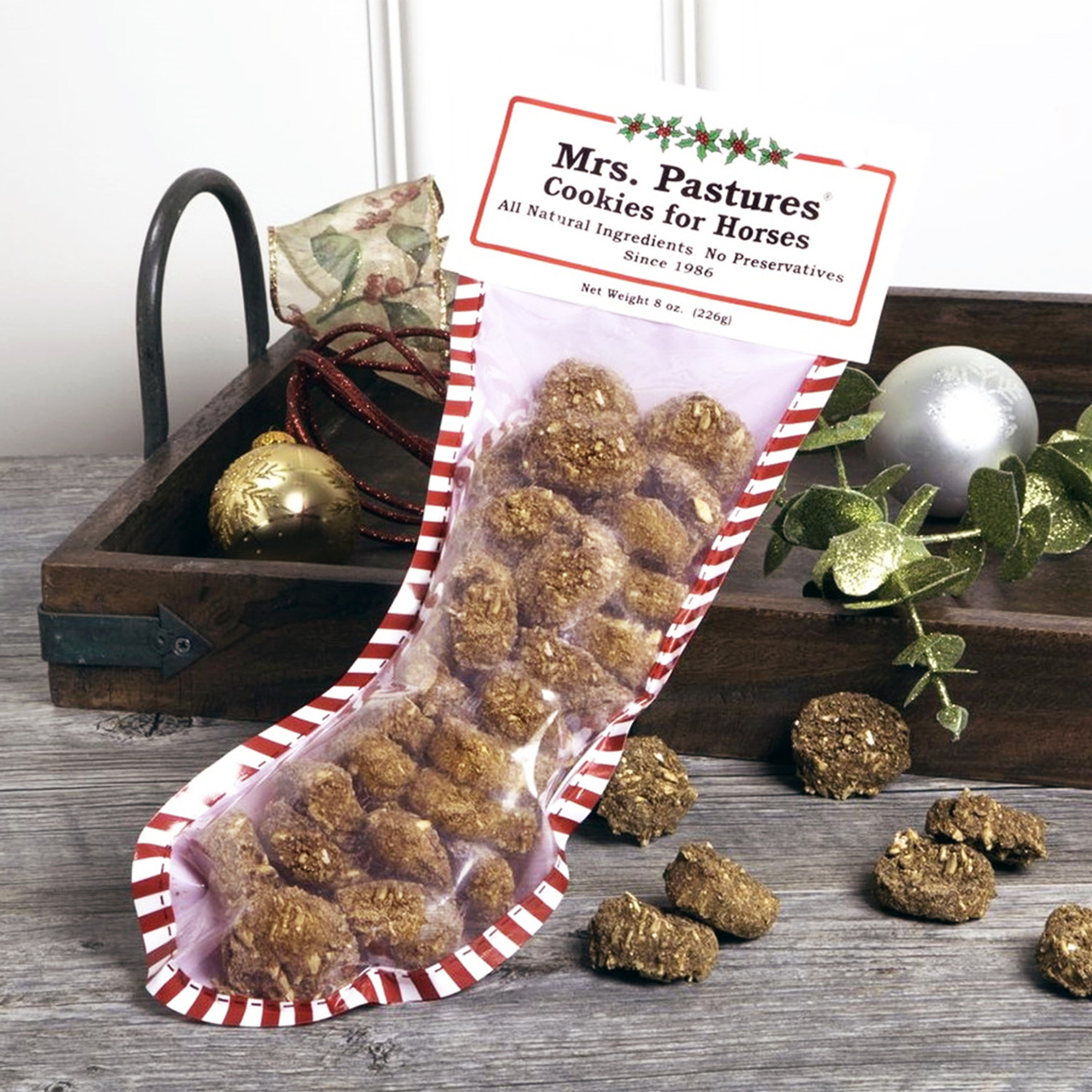 Mrs. Pastures Horse Treats, 8 oz Stocking