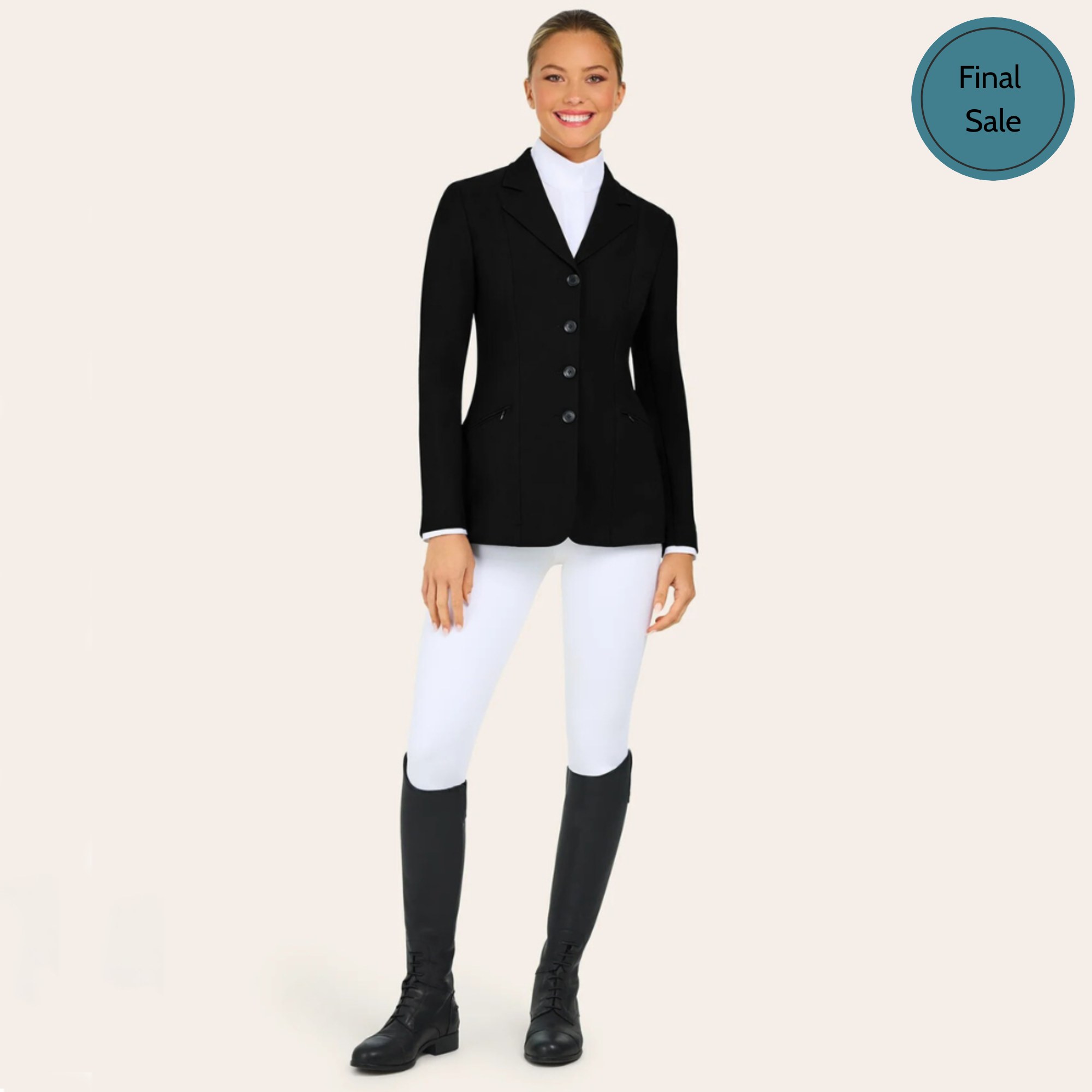 R.J. Classics NEW Victory Orange Label Show Coat, Black