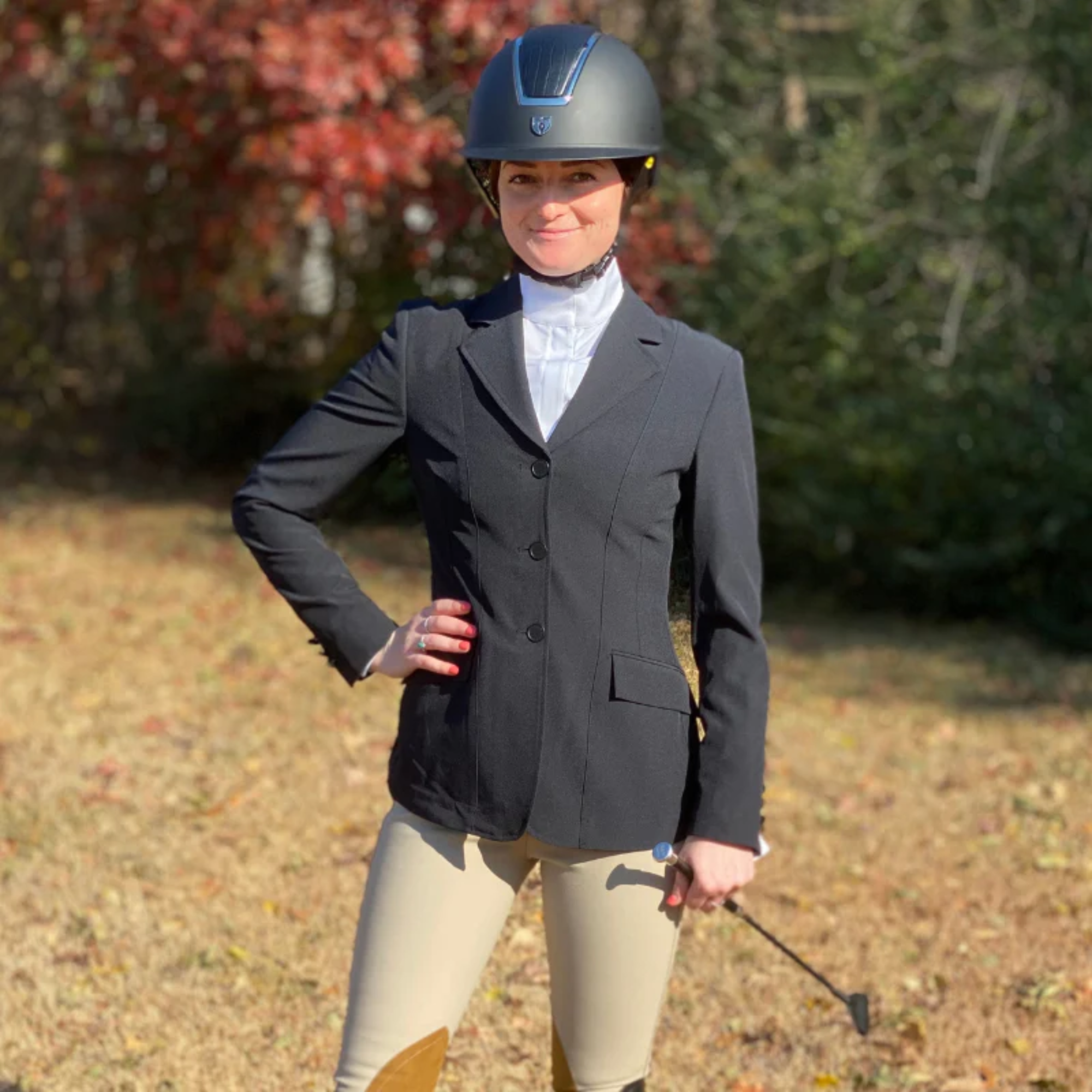 R.J. Classics Skylar 37.5 Grey Label Show Coat, Black