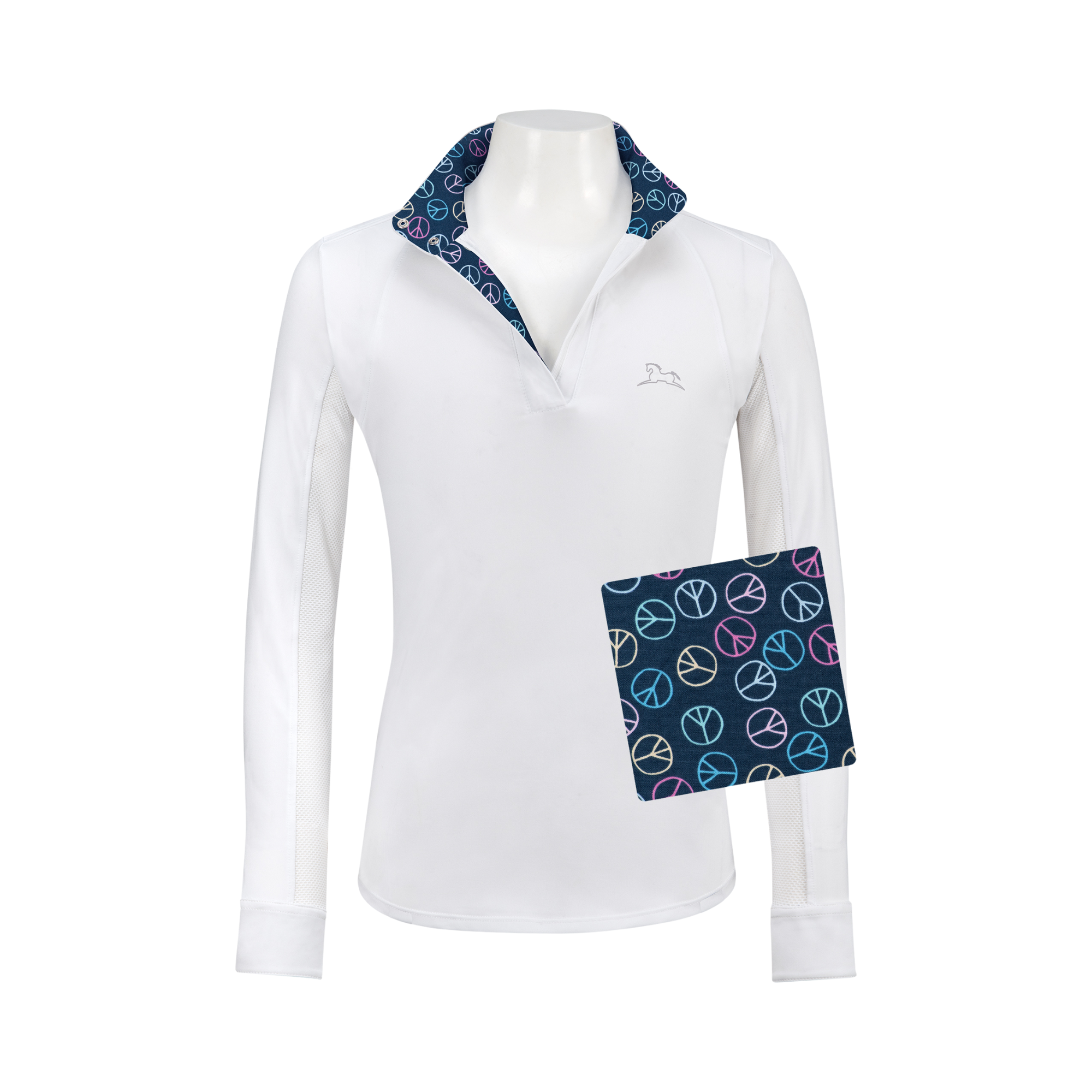 R.J. Classics Maddie Jr. 37.5 Show Shirt, Peace Signs