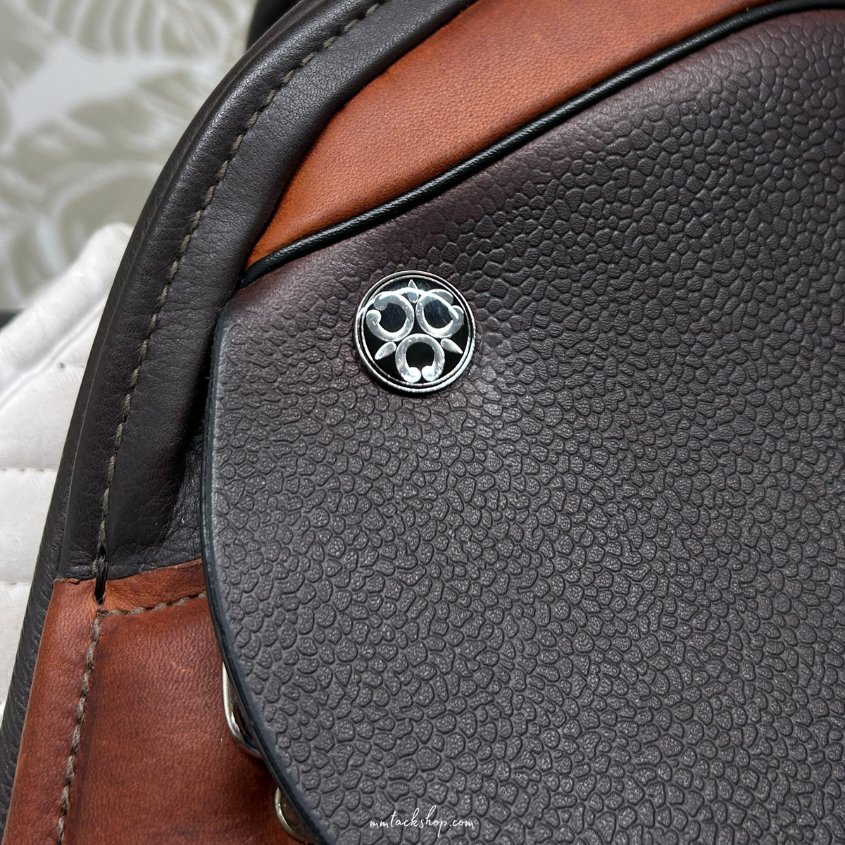 Used 17.5" Trilogy Debbie McDonald Two-tone Dressage Saddle