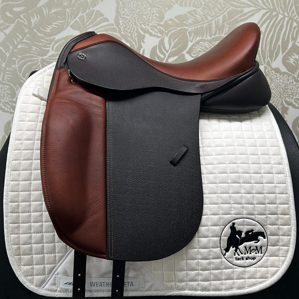 Used 17.5" Trilogy Debbie McDonald Two-tone Dressage Saddle