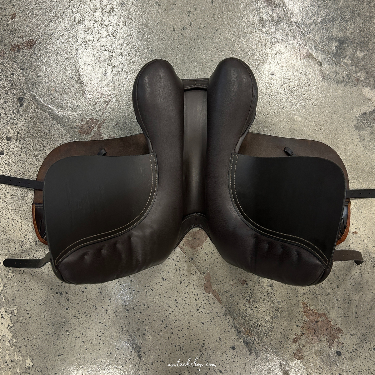 Used 17.5" Trilogy Debbie McDonald Two-tone Dressage Saddle