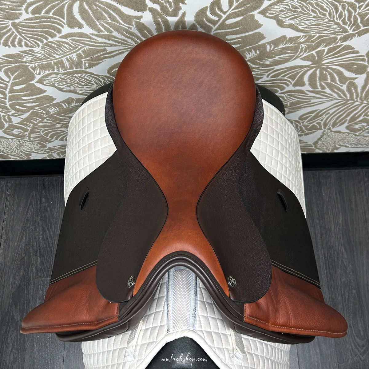 Used 17.5" Trilogy Debbie McDonald Two-tone Dressage Saddle