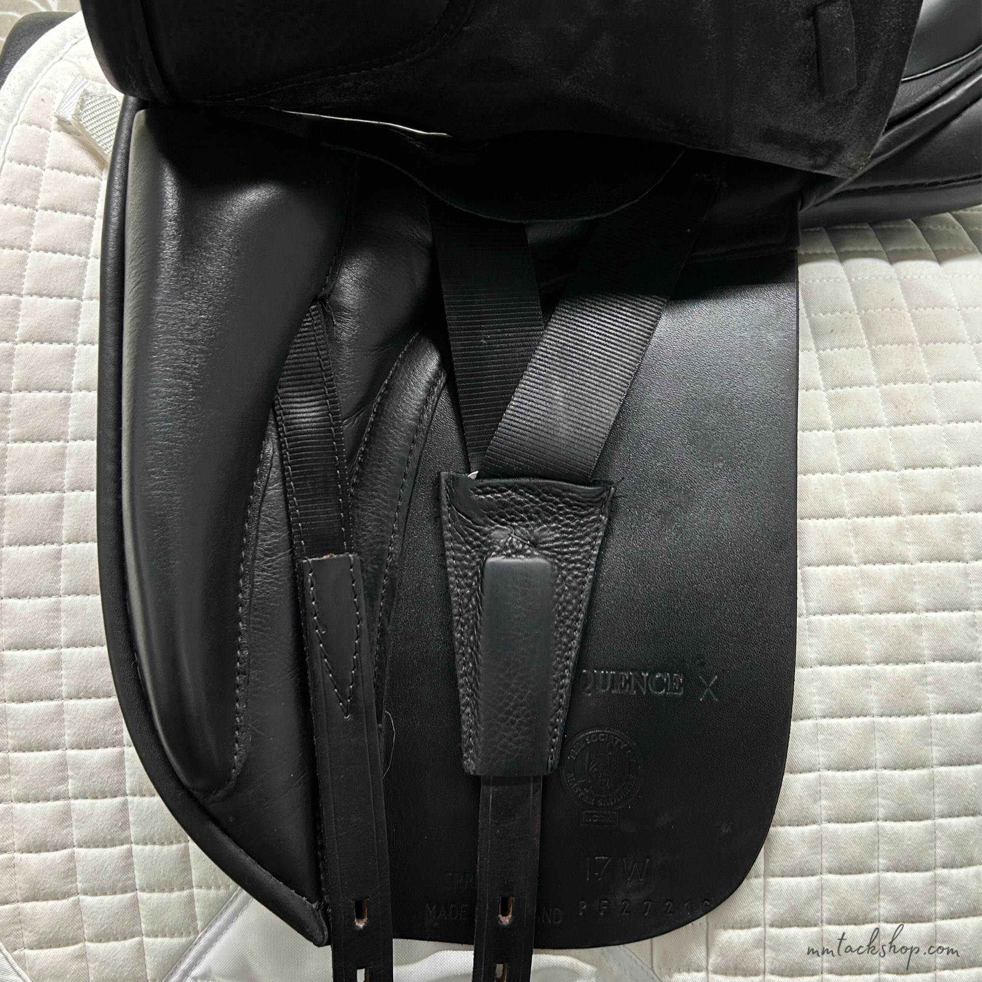 Used 17" Black Country Eloquence Dressage Saddle