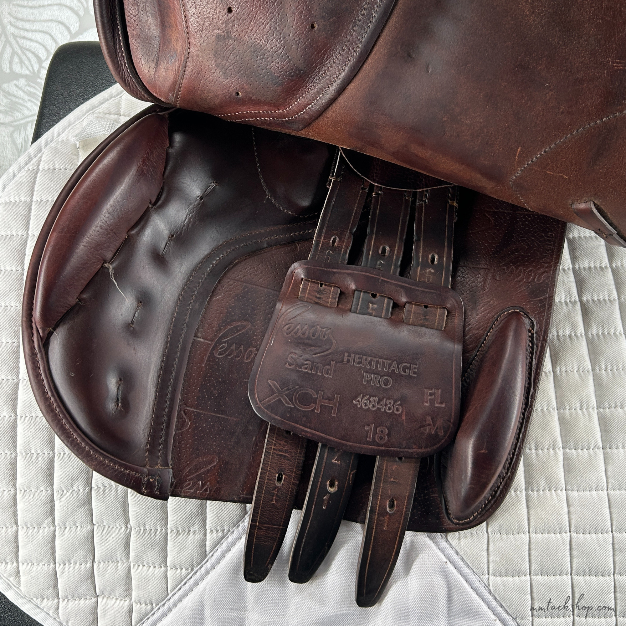 Used Pessoa Heritage Pro XCH Forward Jump Saddle