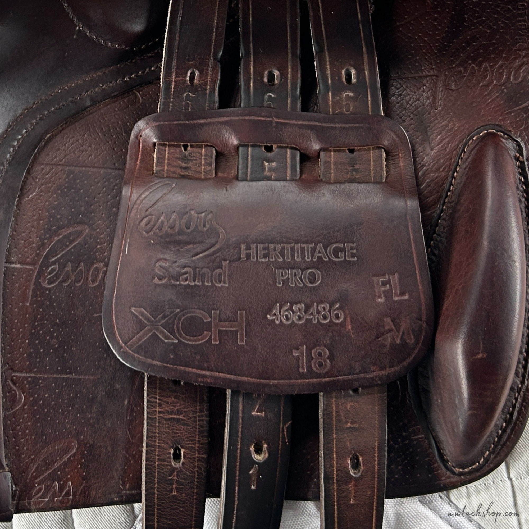 Used Pessoa Heritage Pro XCH Forward Jump Saddle