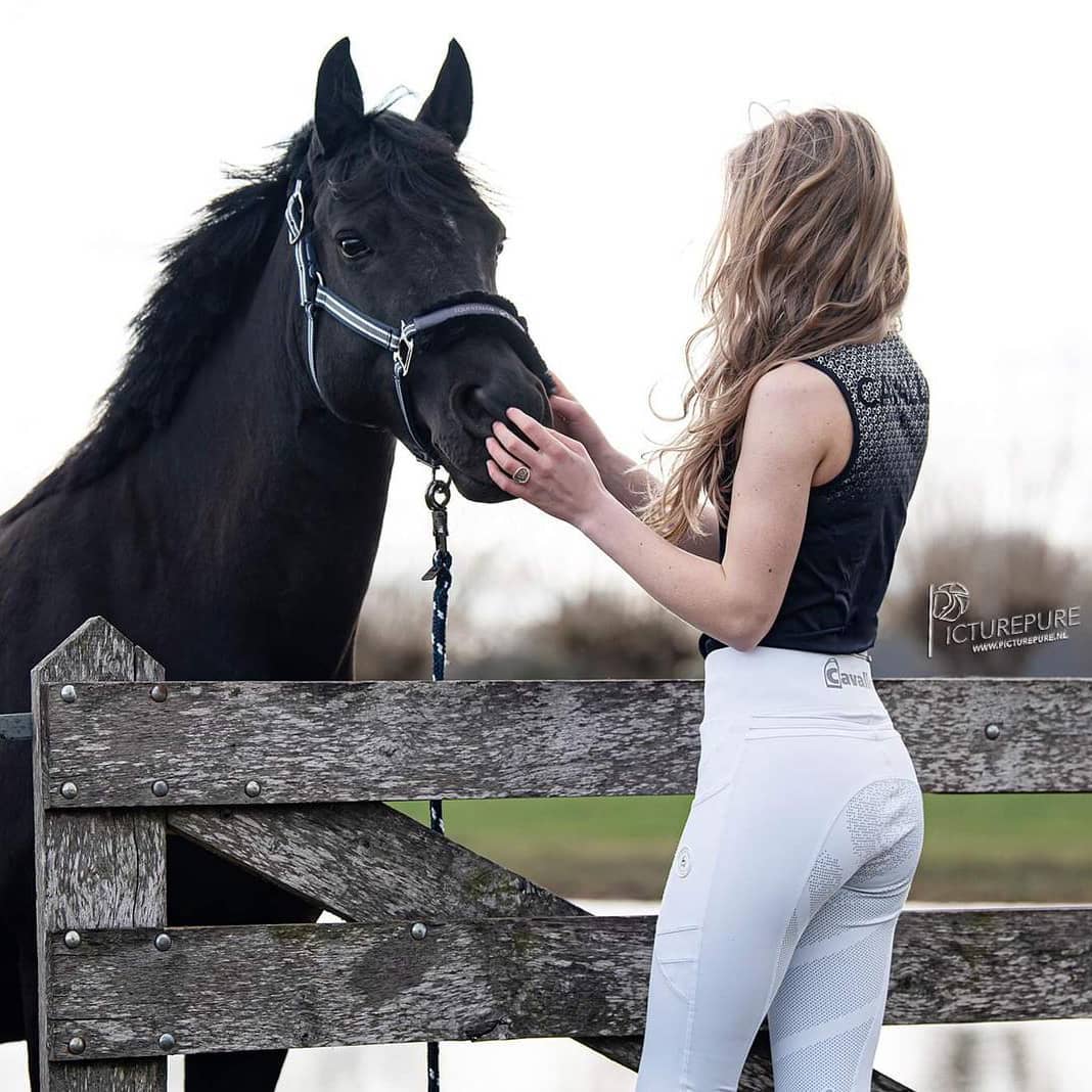 Cavallo Lin Grip RL Full Grip Riding Leggings, White